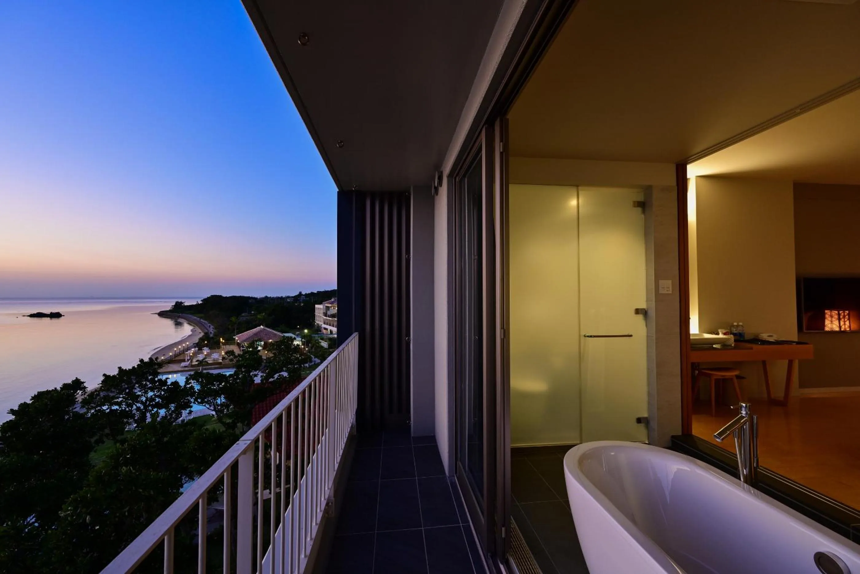 Balcony/Terrace in Beach Hotel Sunshine Ishigakijima