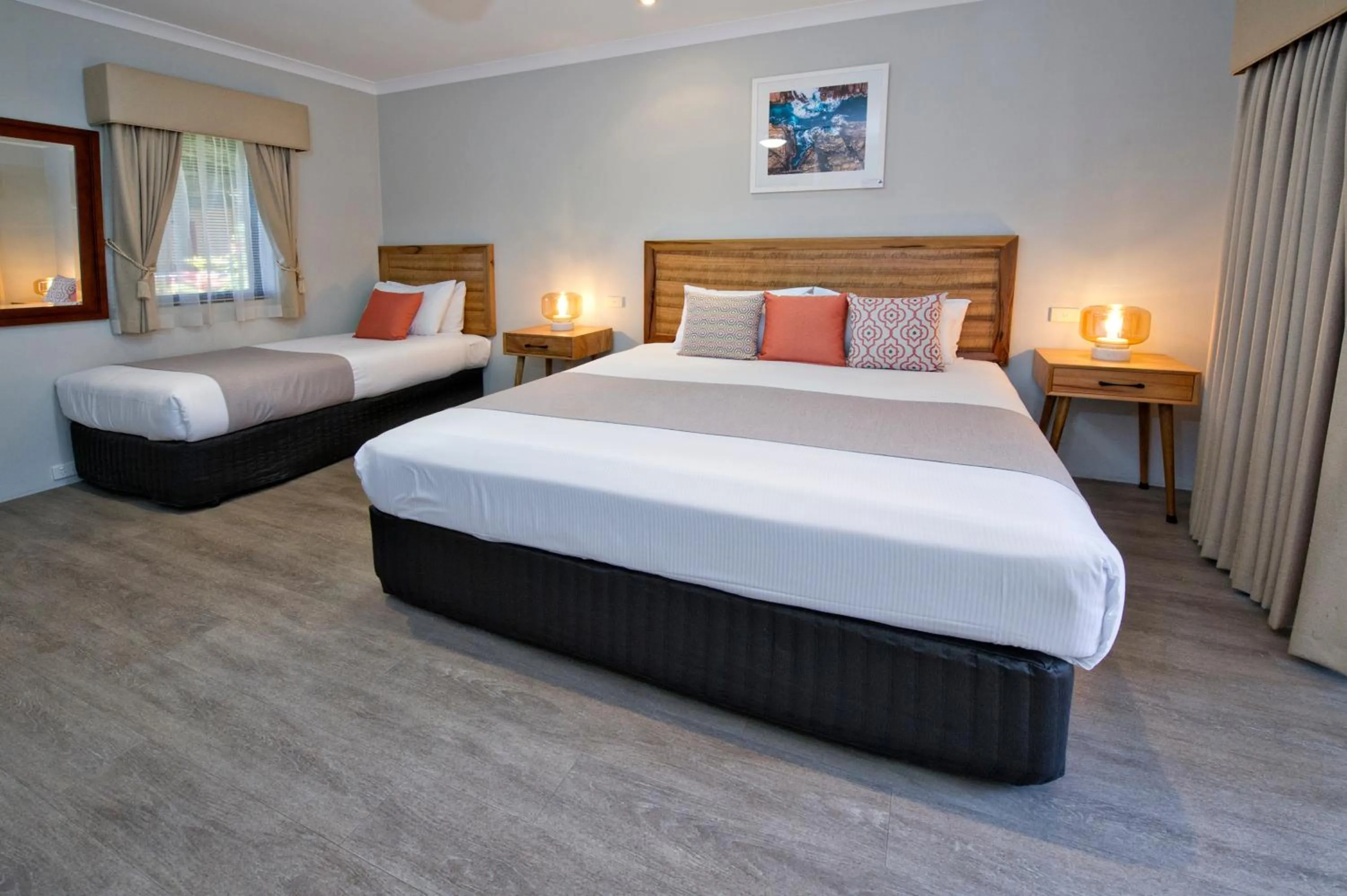 Bed in Vintages Accommodation