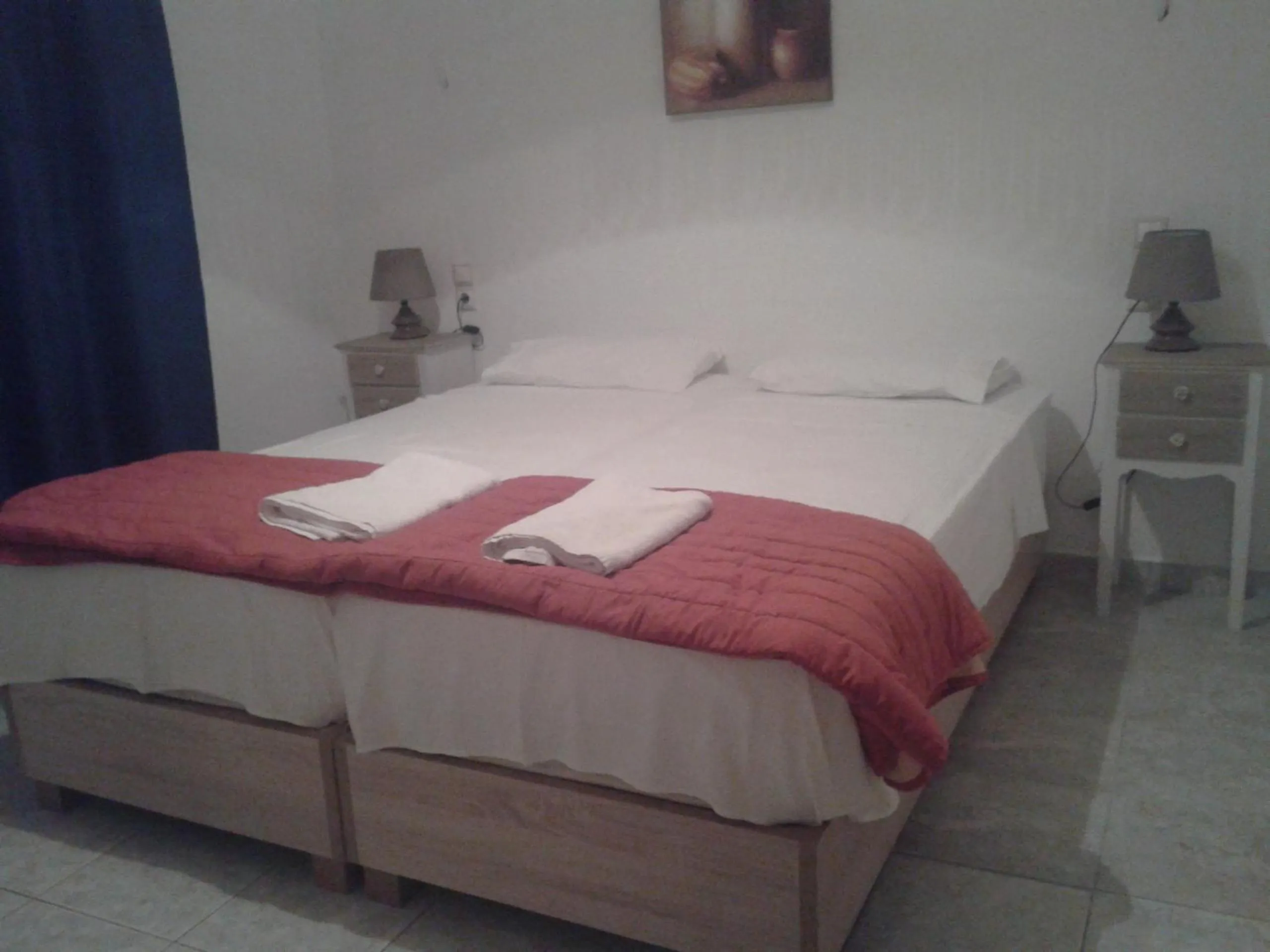 Bed in Hotel Petras Beach