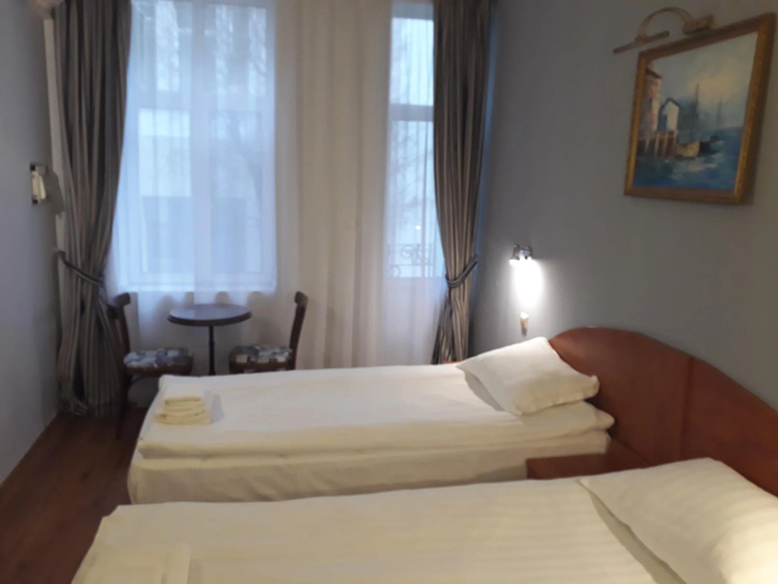 Photo of the whole room, Bed in Three Dolphins Hotel with a Rooftop terracе