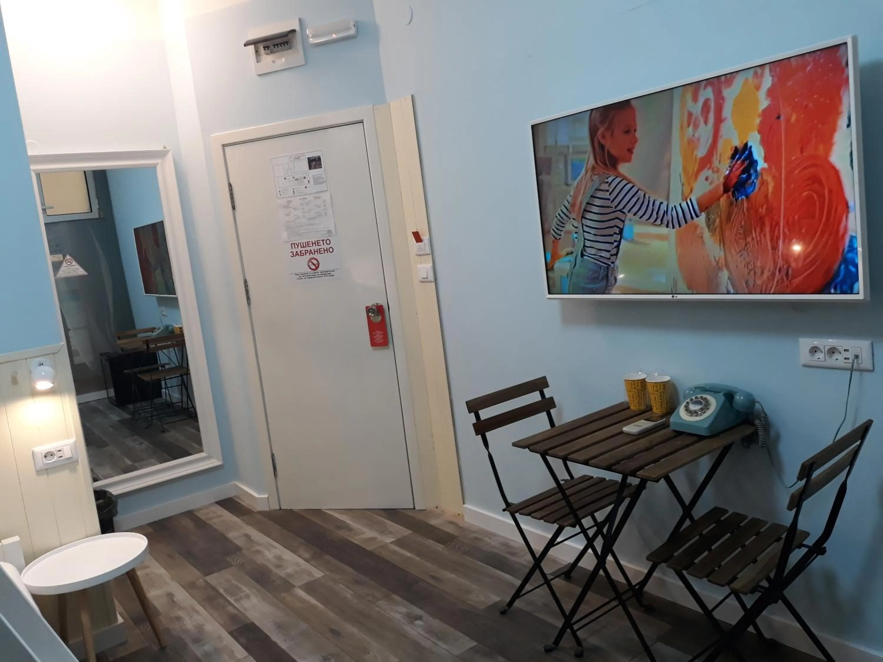 Seating area in Three Dolphins Hotel with a Rooftop terracе