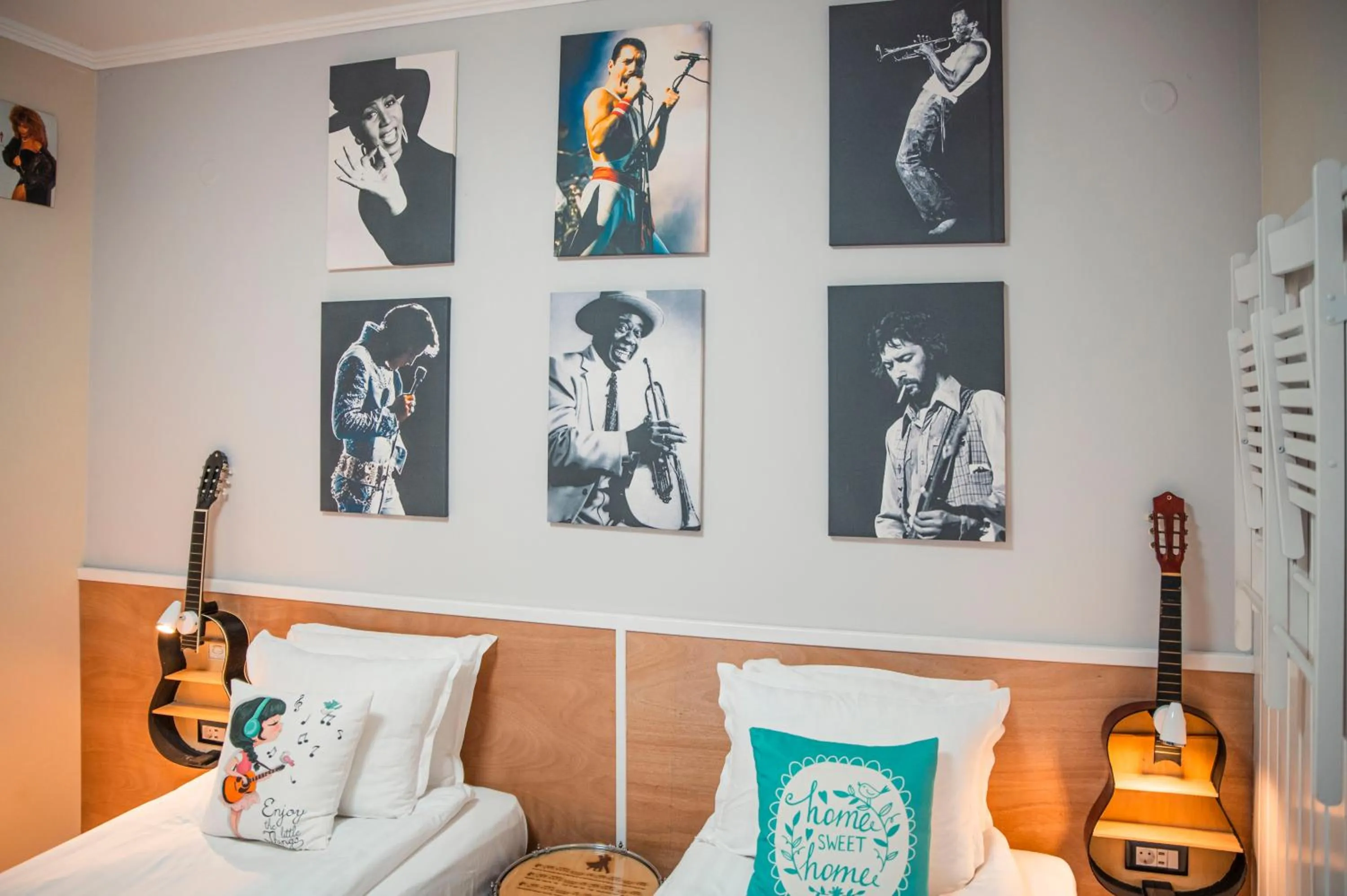 Decorative detail in Three Dolphins Hotel with a Rooftop terracе