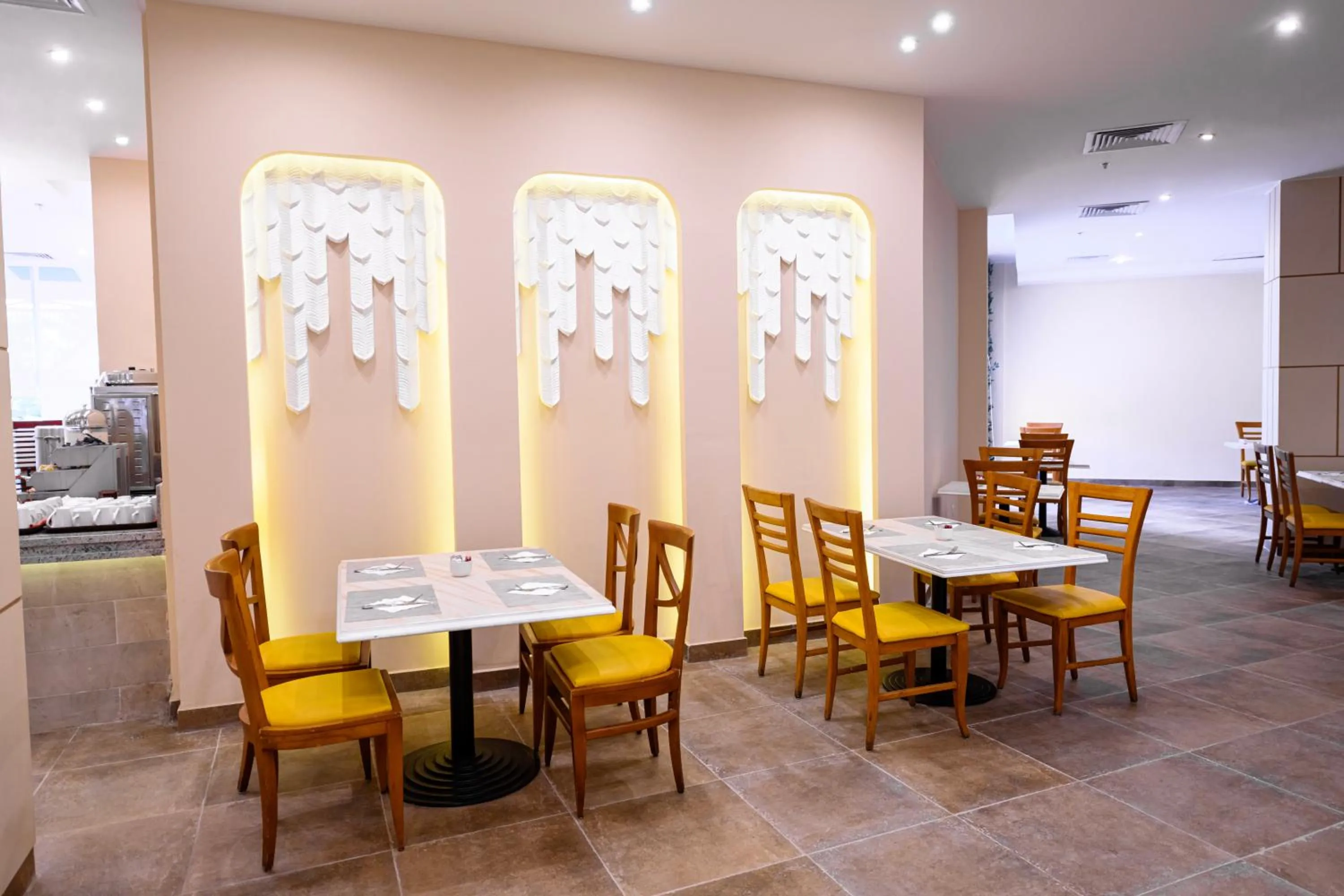 Dining area in Golden Beach Resort