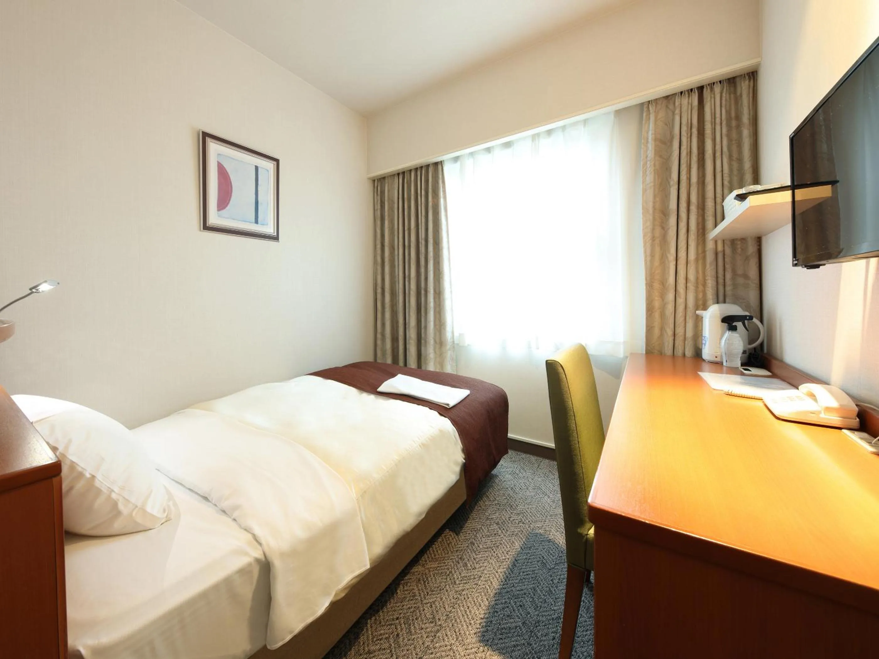 Photo of the whole room, Bed in Hotel Pearl City Morioka