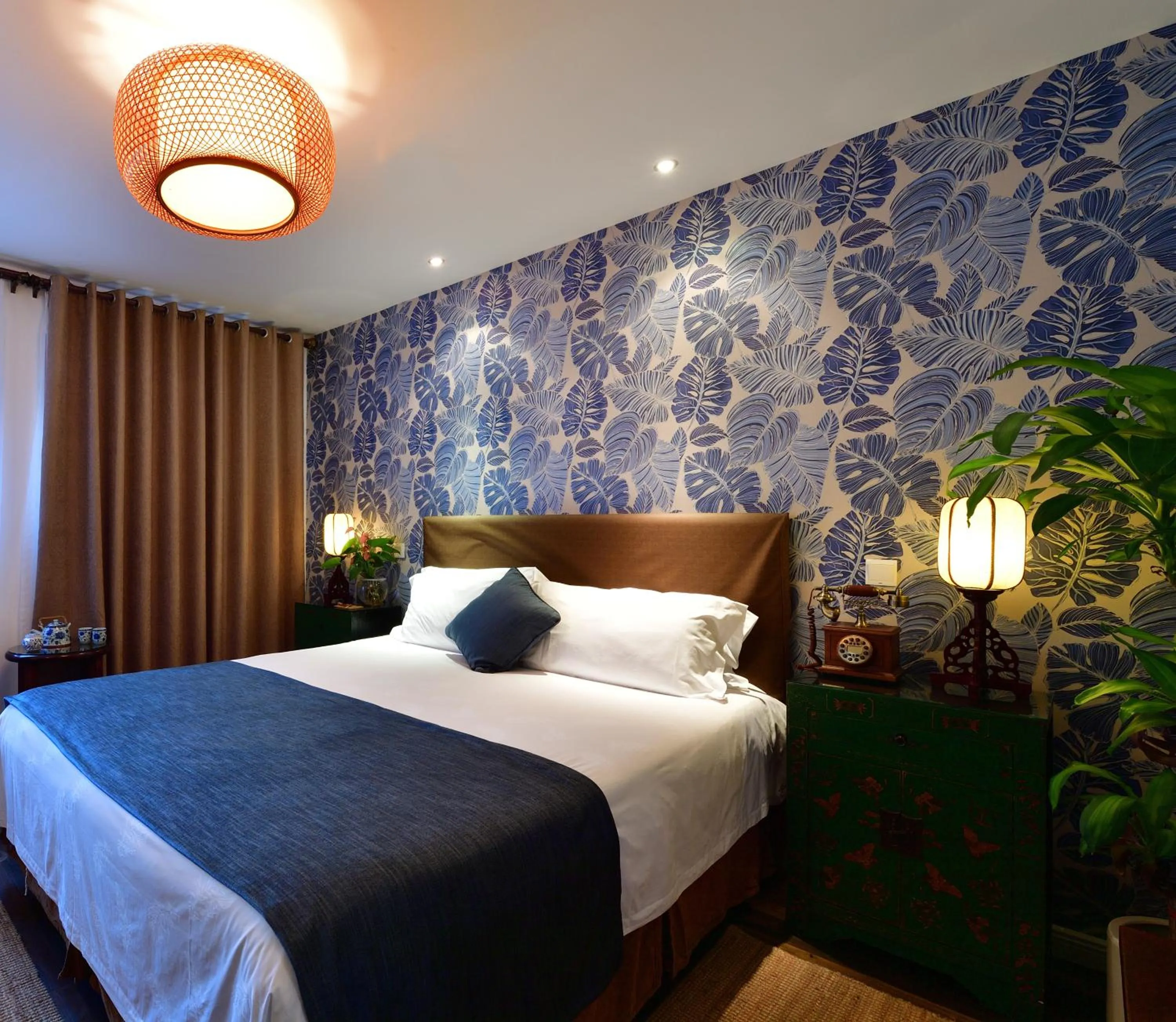 Bedroom, Bed in Jingshan Garden Hotel