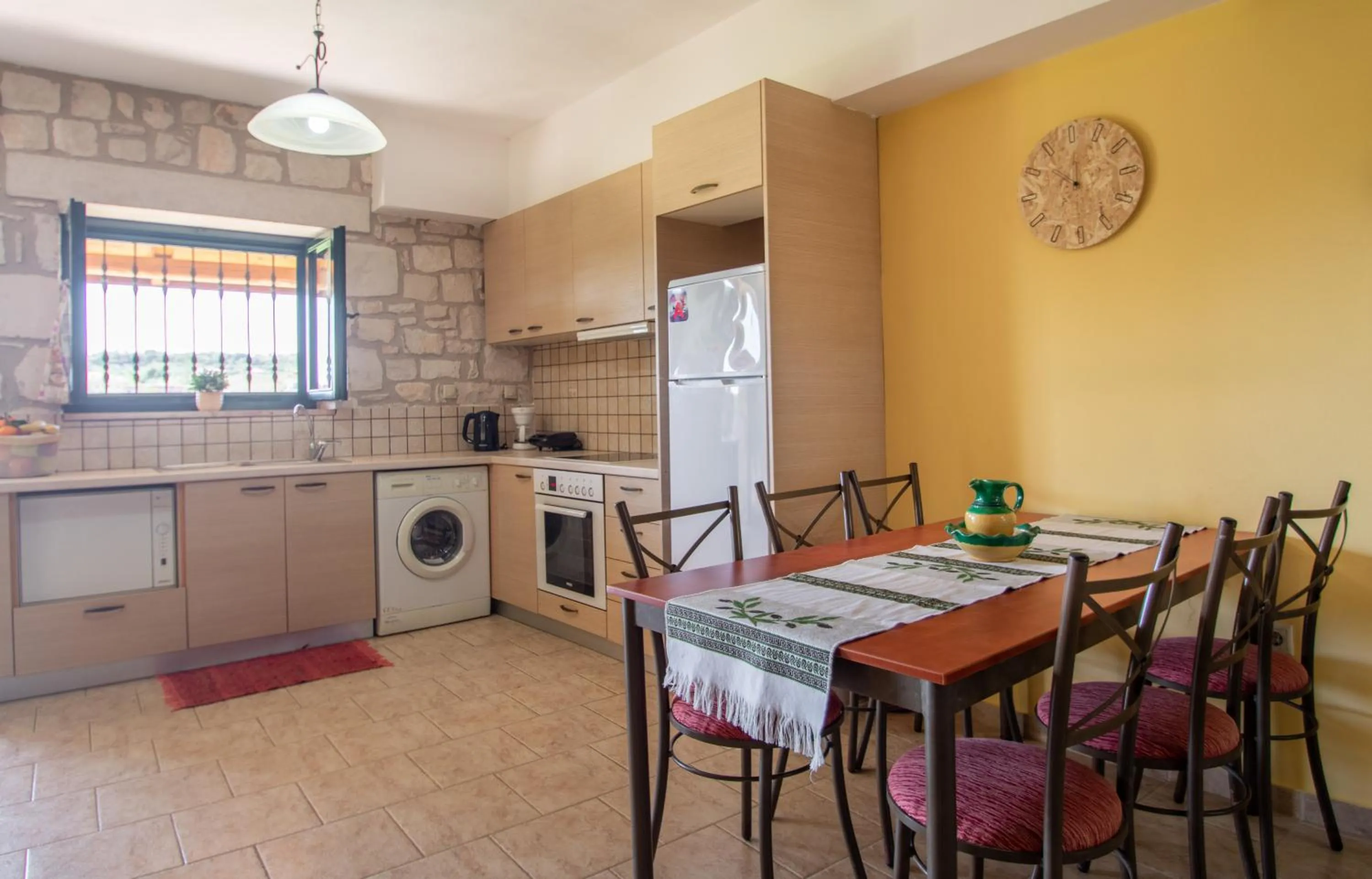 Kitchen or kitchenette in Ammos Zante Villas