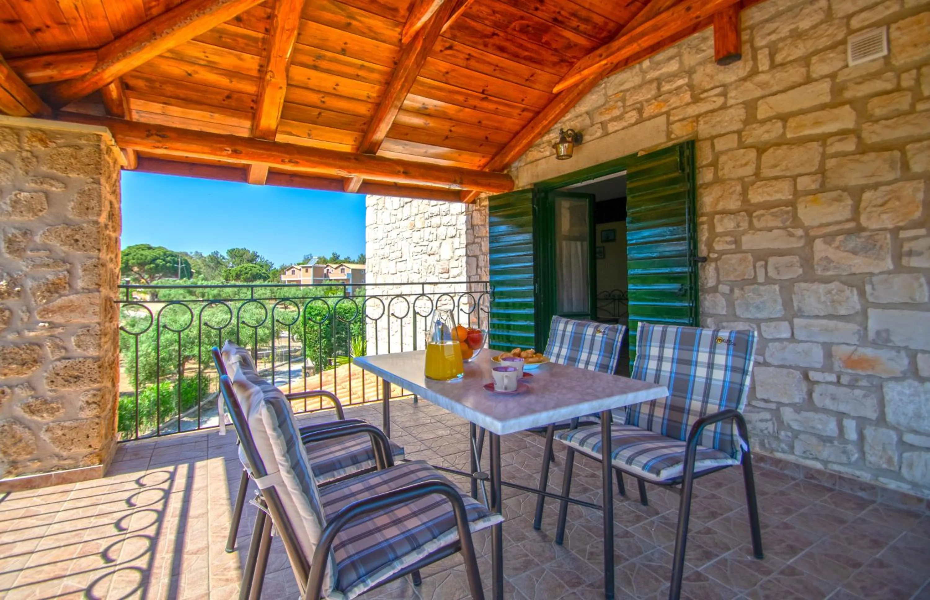 Balcony/Terrace in Ammos Zante Villas