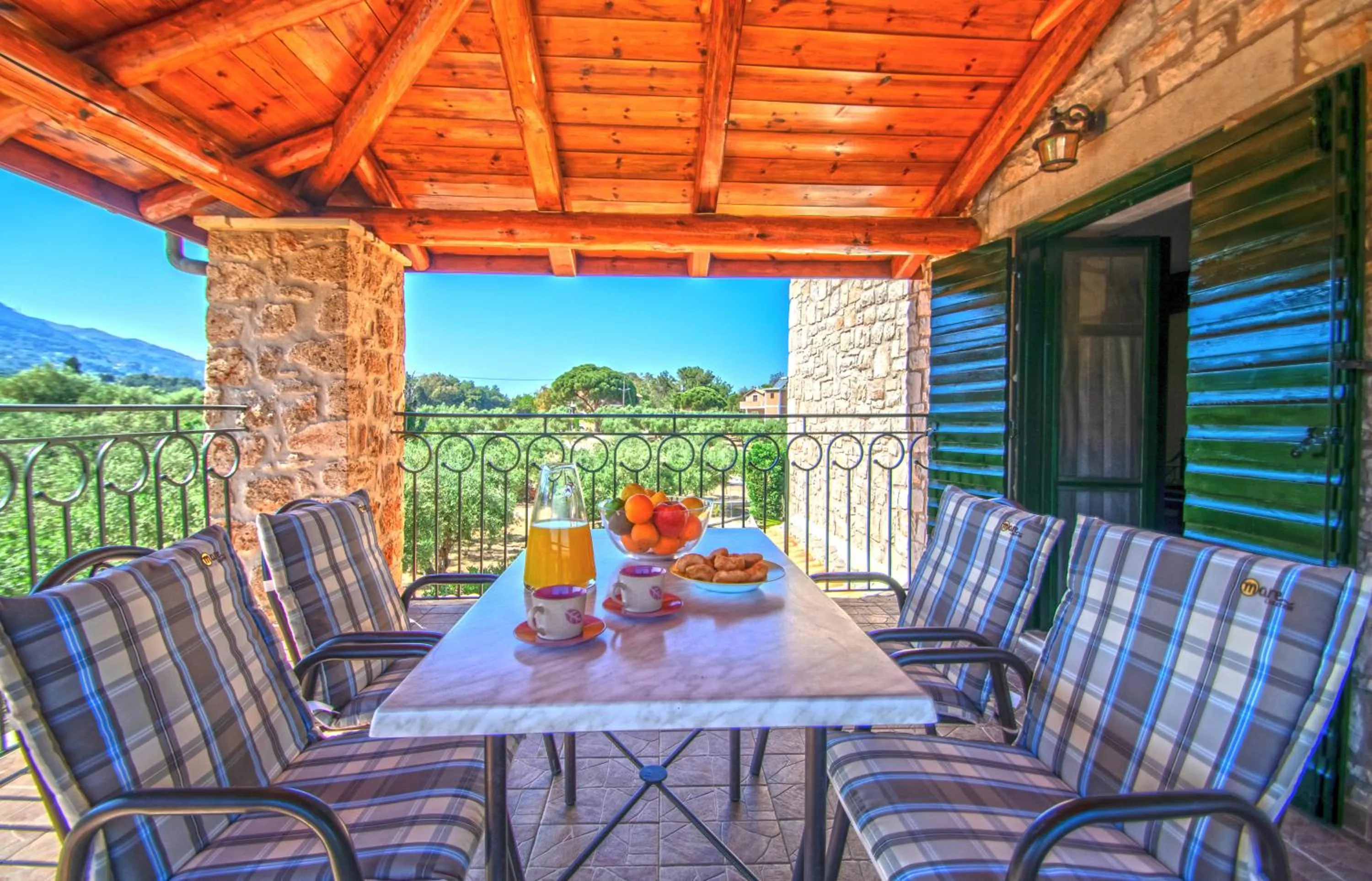 Balcony/Terrace in Ammos Zante Villas