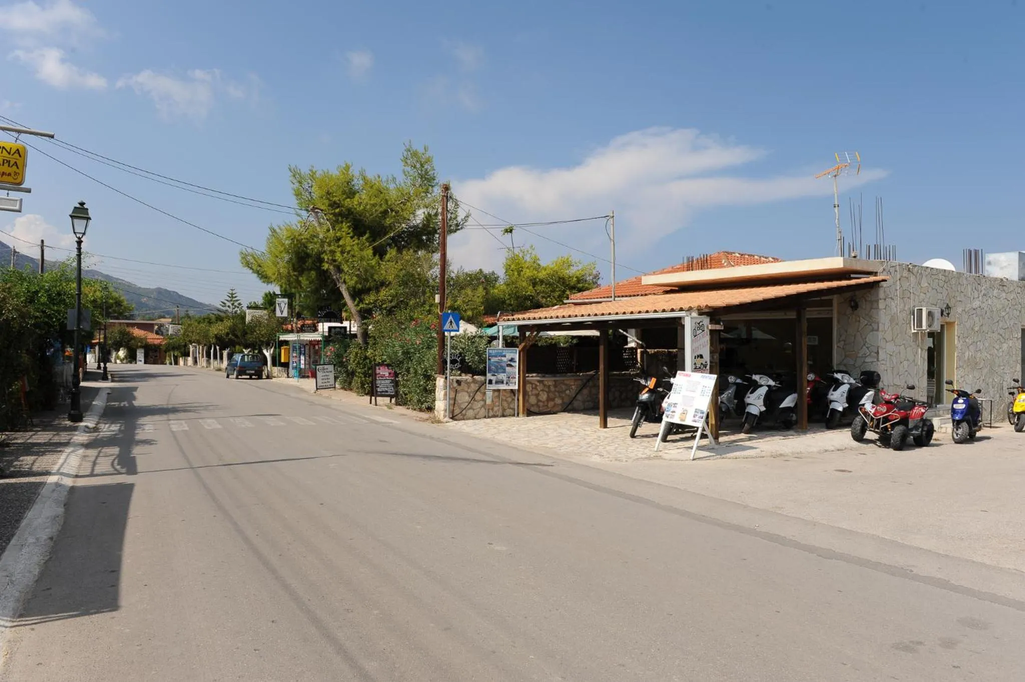 Area and facilities in Ammos Zante Villas