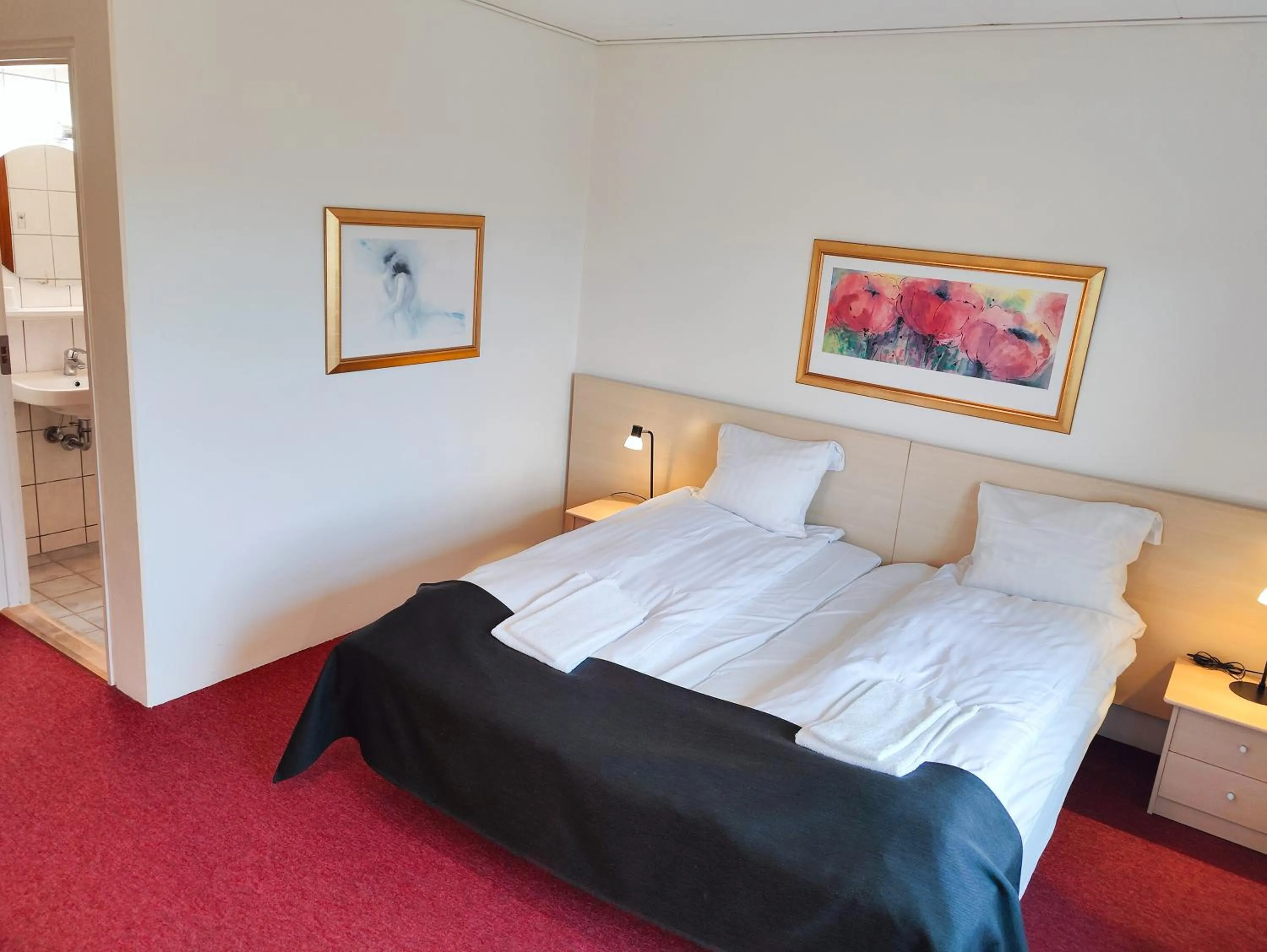 Bed in Rønnes Hotel