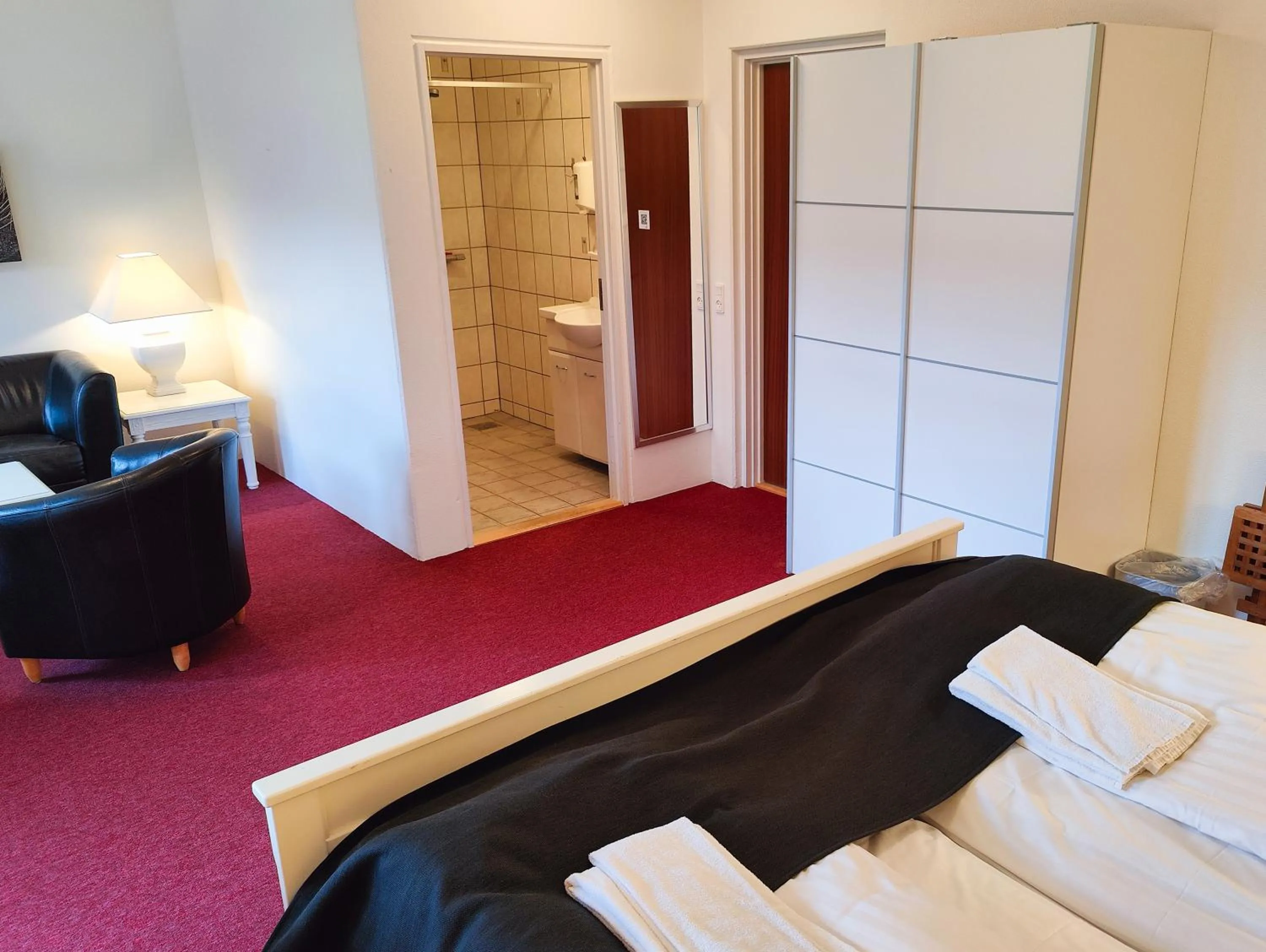 Bed in Rønnes Hotel