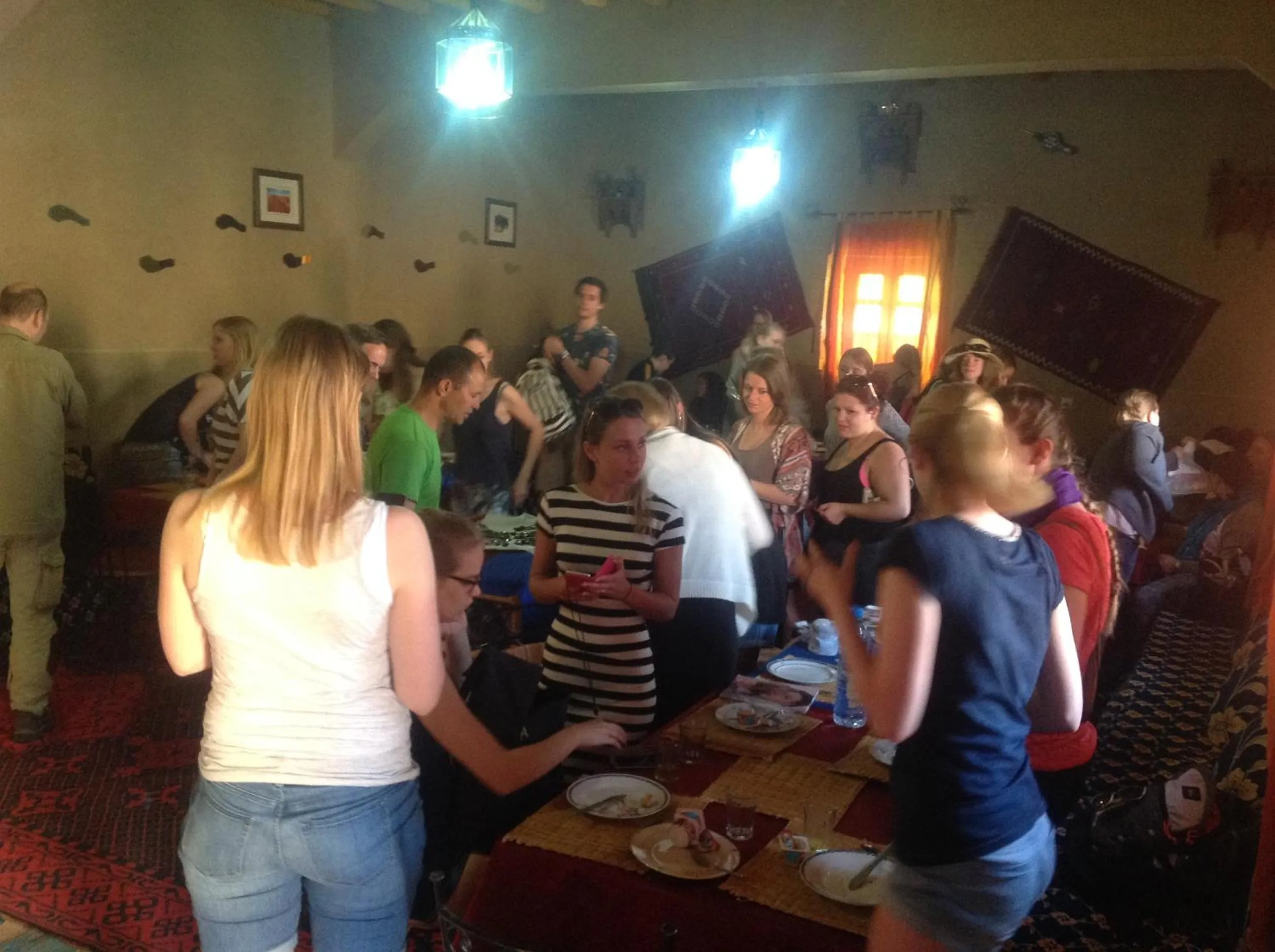 Restaurant/places to eat in Hôtel Riad Tadarte Familier