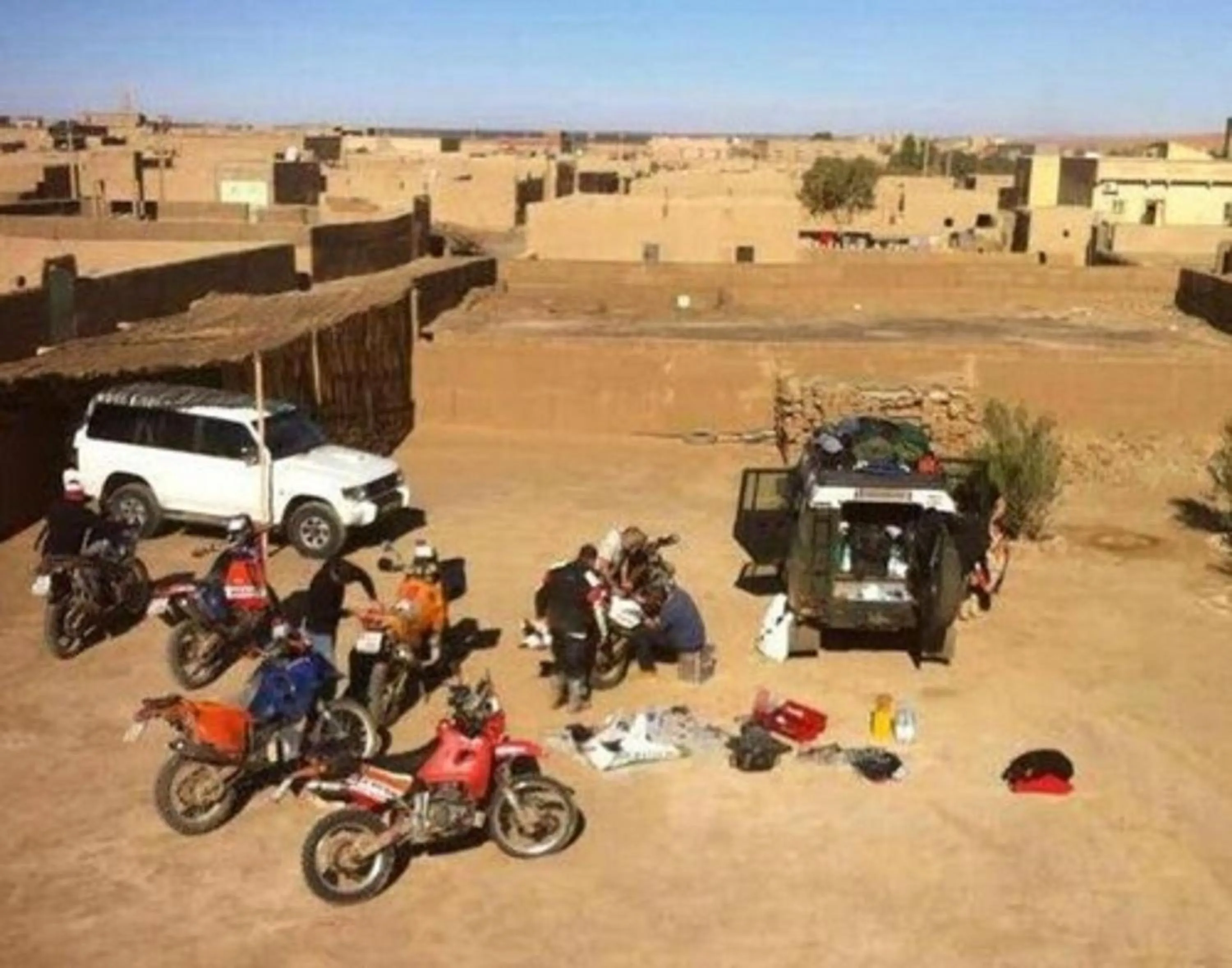 group of guests in Hôtel Riad Tadarte Familier