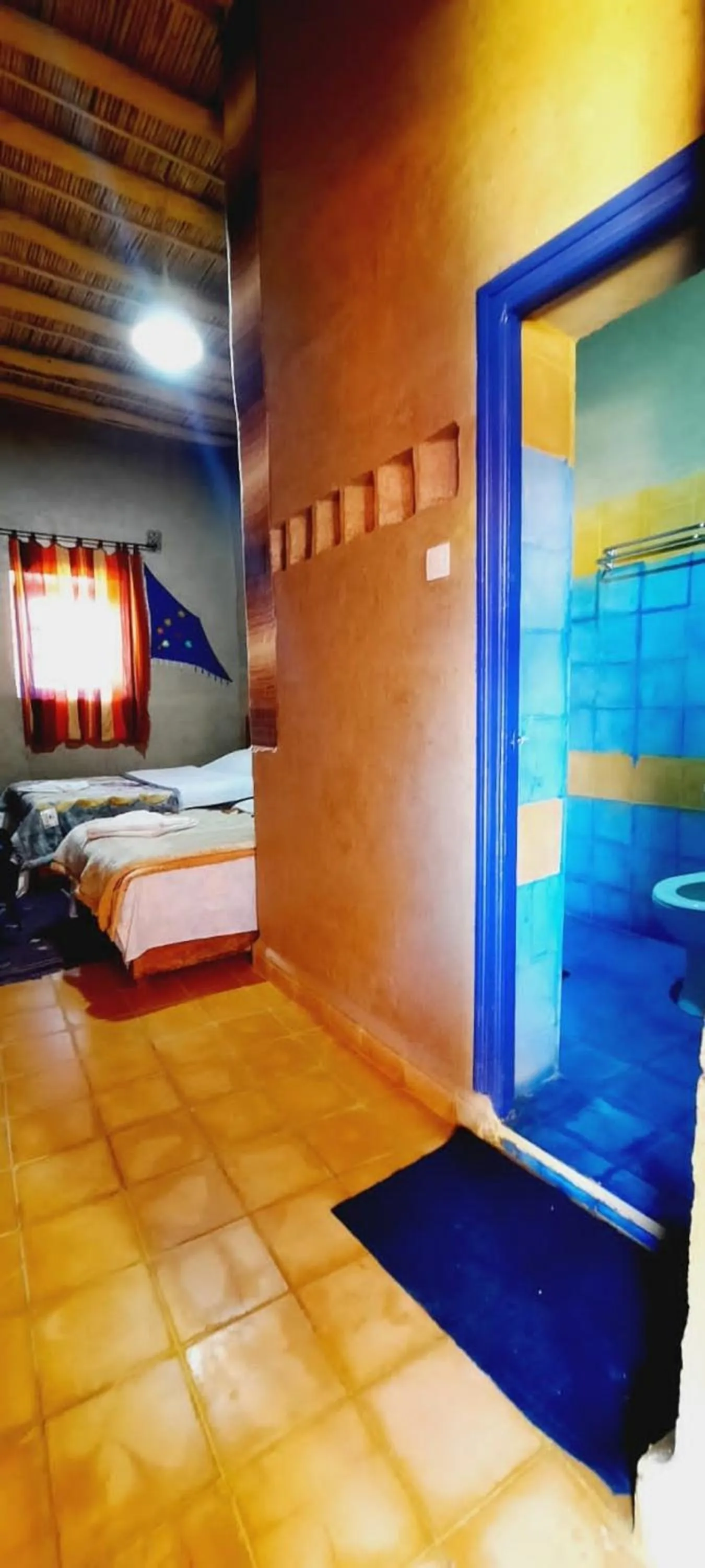 Bed in Hôtel Riad Tadarte Familier