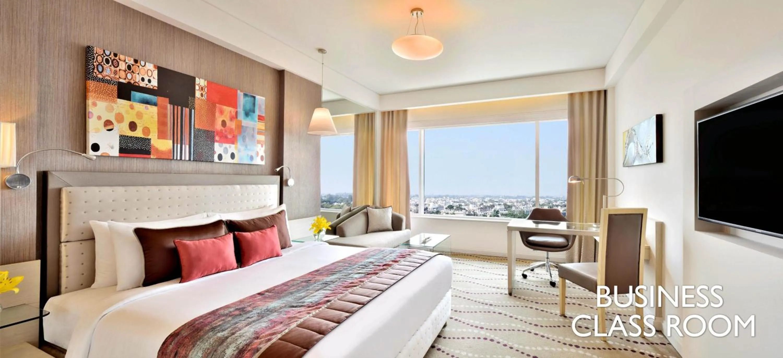 Photo of the whole room, Bed in Radisson Blu Bengaluru Outer Ring Road