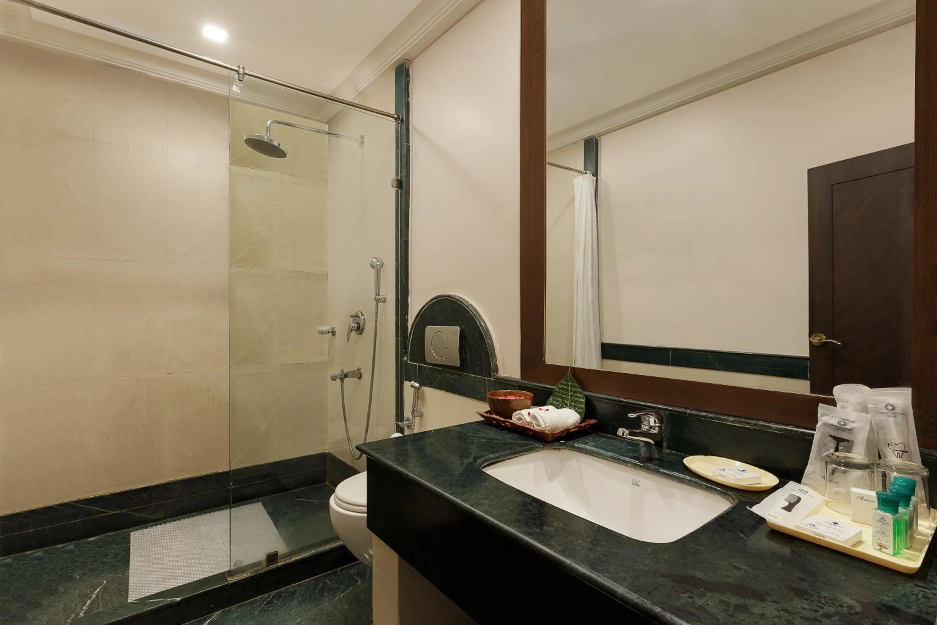 Bathroom in Ganga Lahari by Leisure Hotels