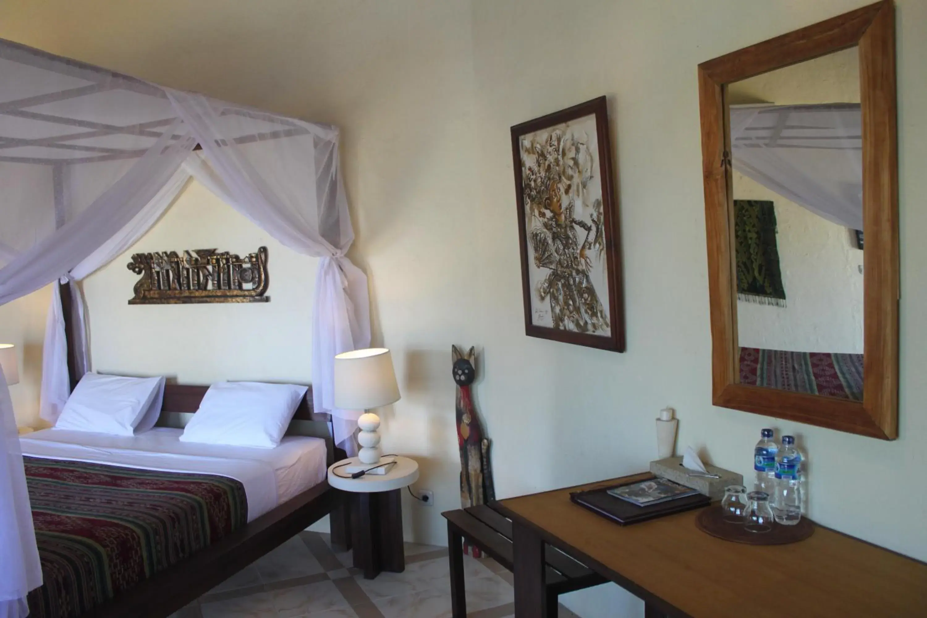 Bed in Hotel Uyah Amed Spa Resort Bed in Hotel Uyah Amed Spa Resort