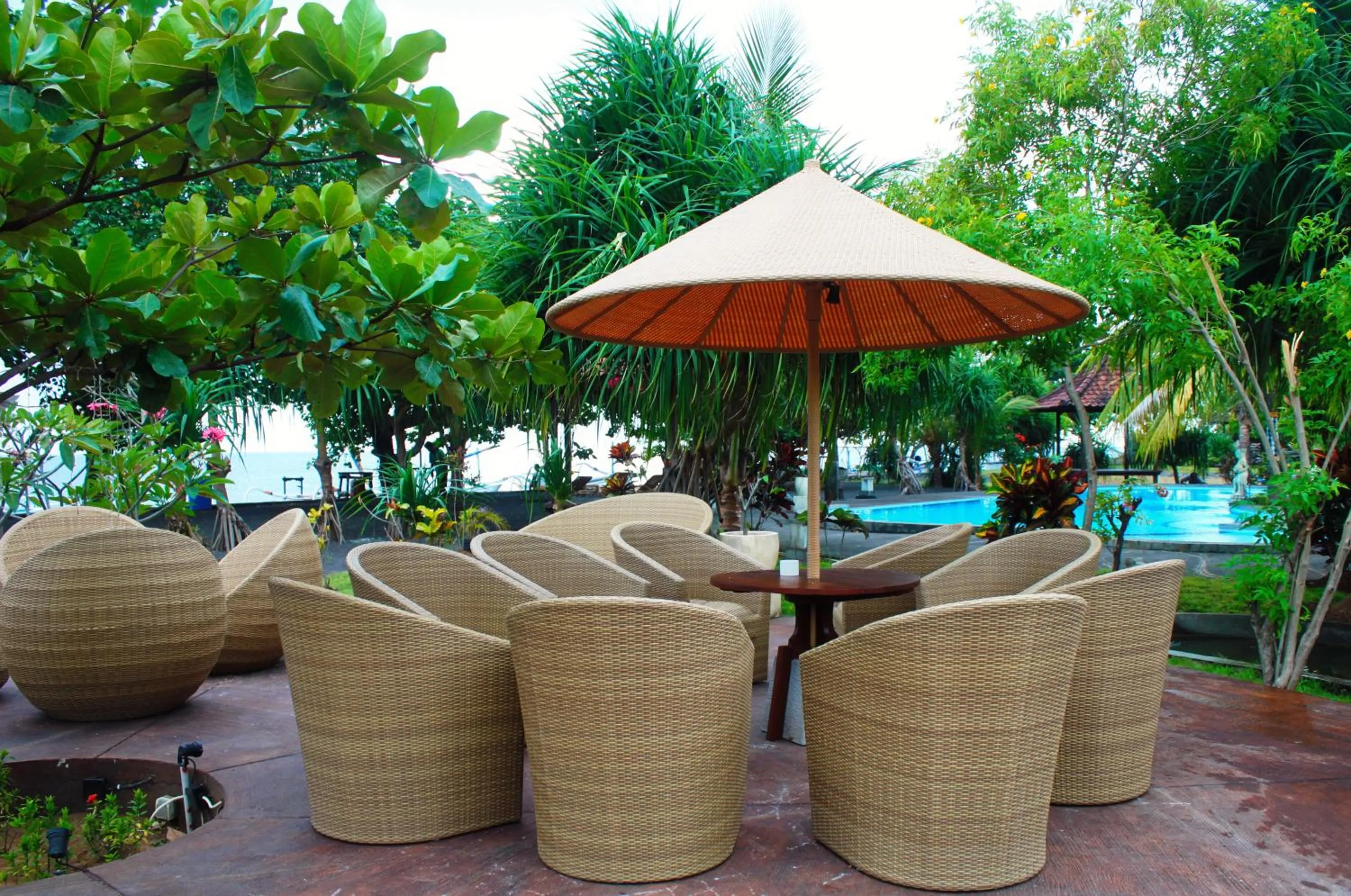 Lounge or bar in Hotel Uyah Amed Spa Resort