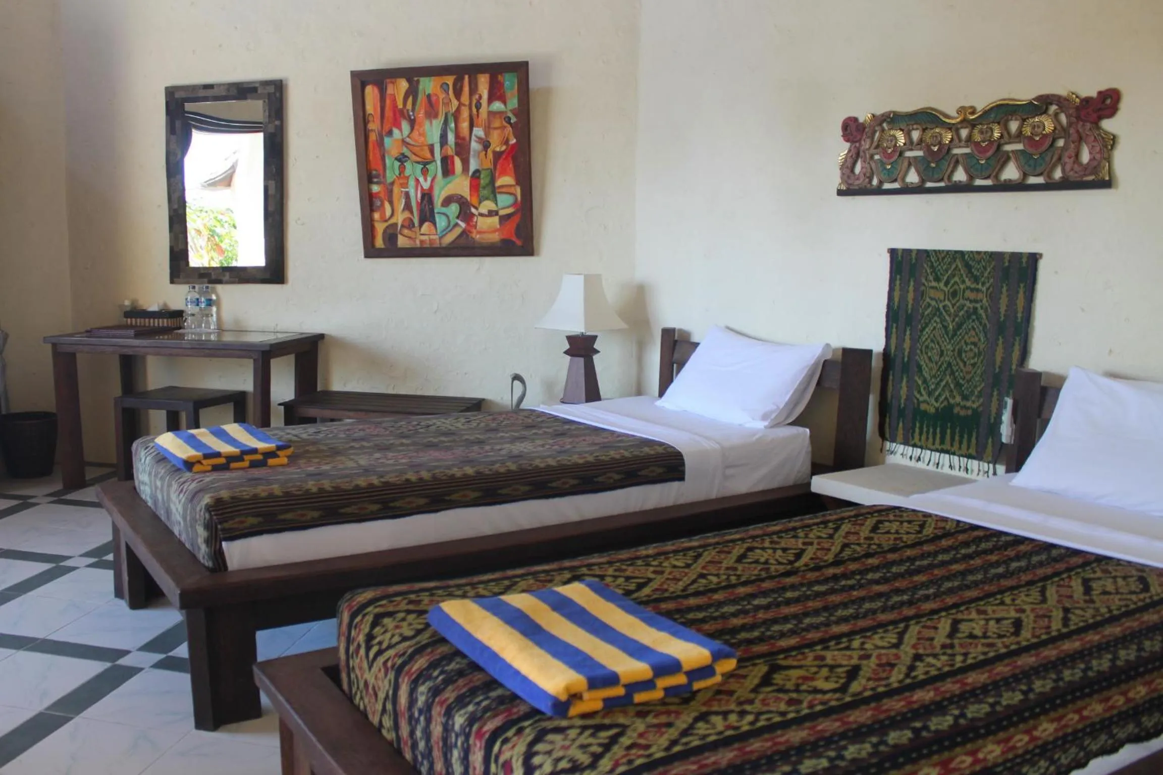 Bedroom, Bed in Hotel Uyah Amed Spa Resort