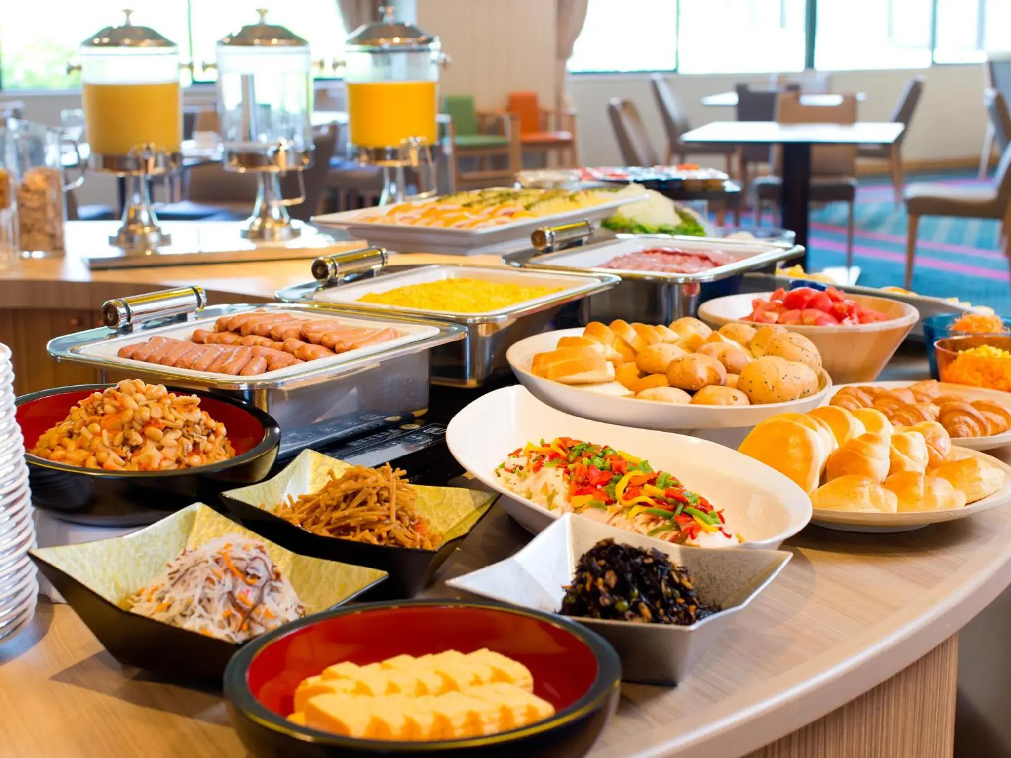 Buffet breakfast in Hotel Pearl City Kobe Buffet breakfast in Hotel Pearl City Kobe
