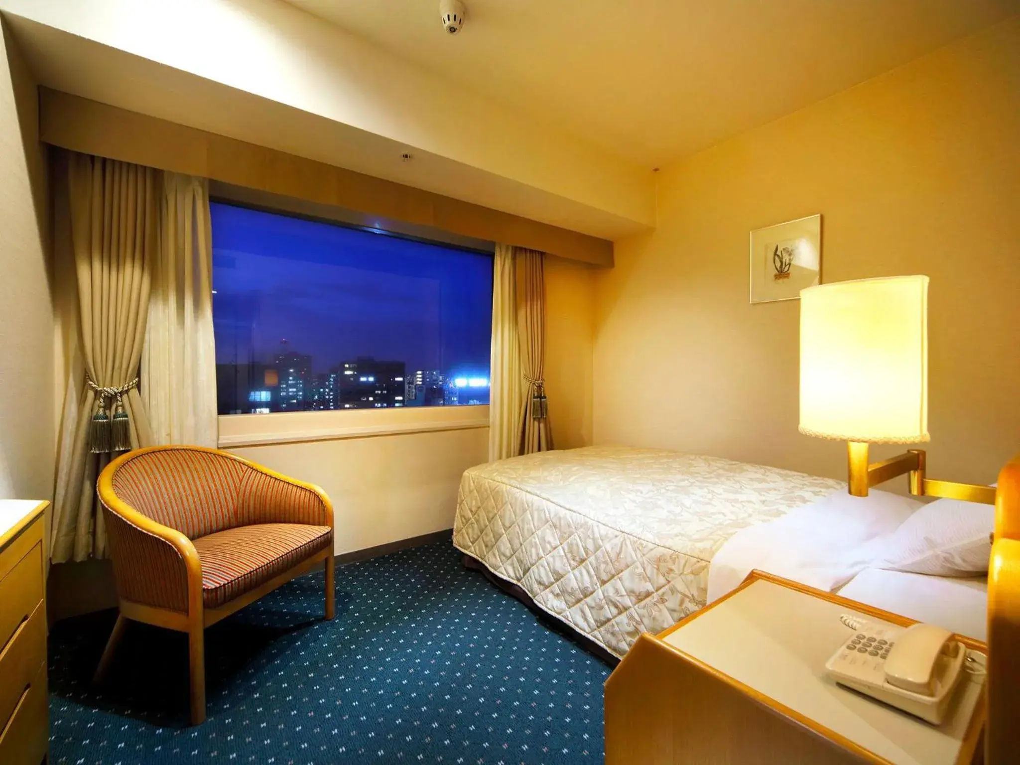 Bed in Hotel Crown Palais Hamamatsu Bed in Hotel Crown Palais Hamamatsu