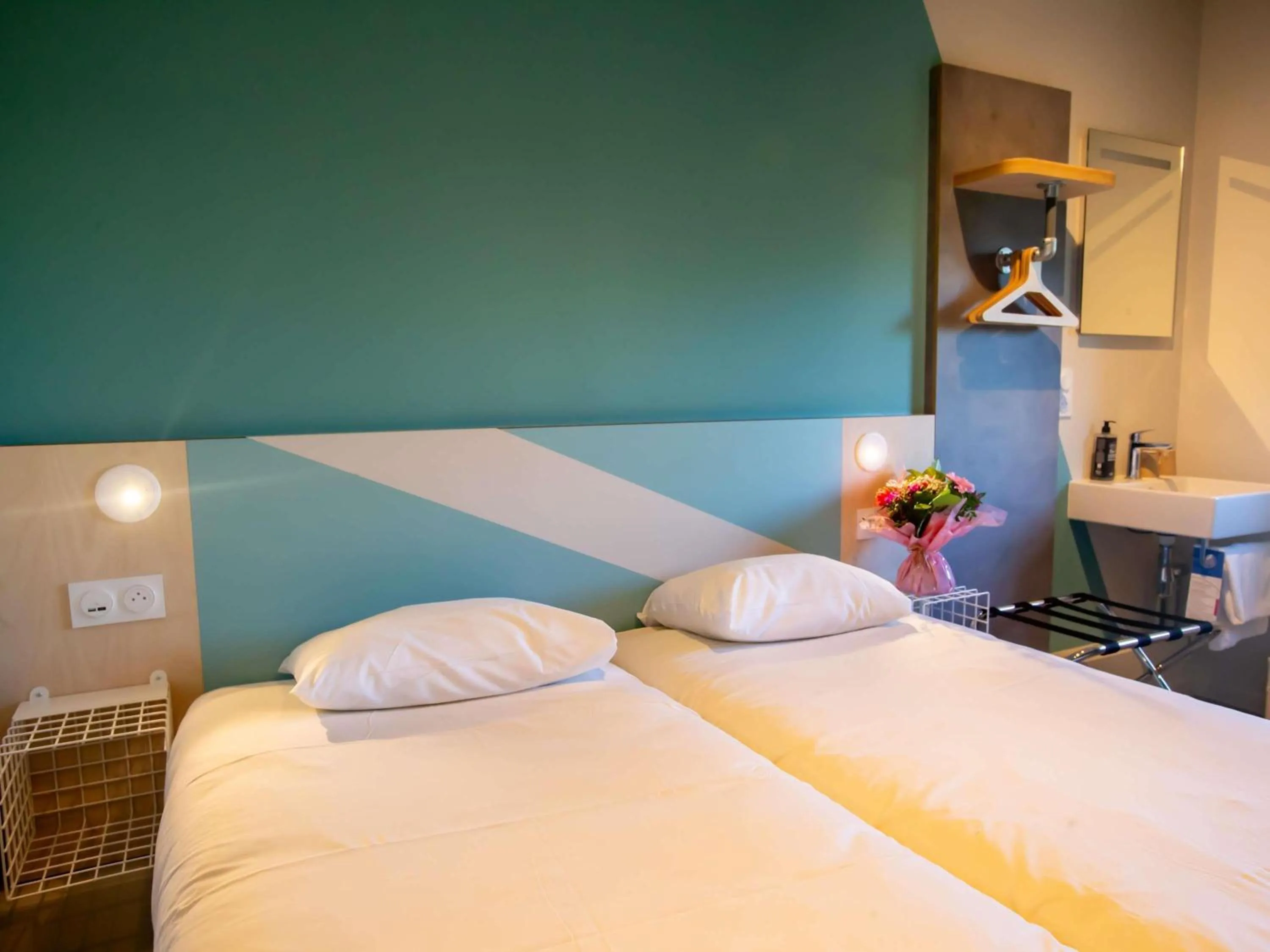 Bedroom, Bed in ibis budget Haguenau Strasbourg Nord