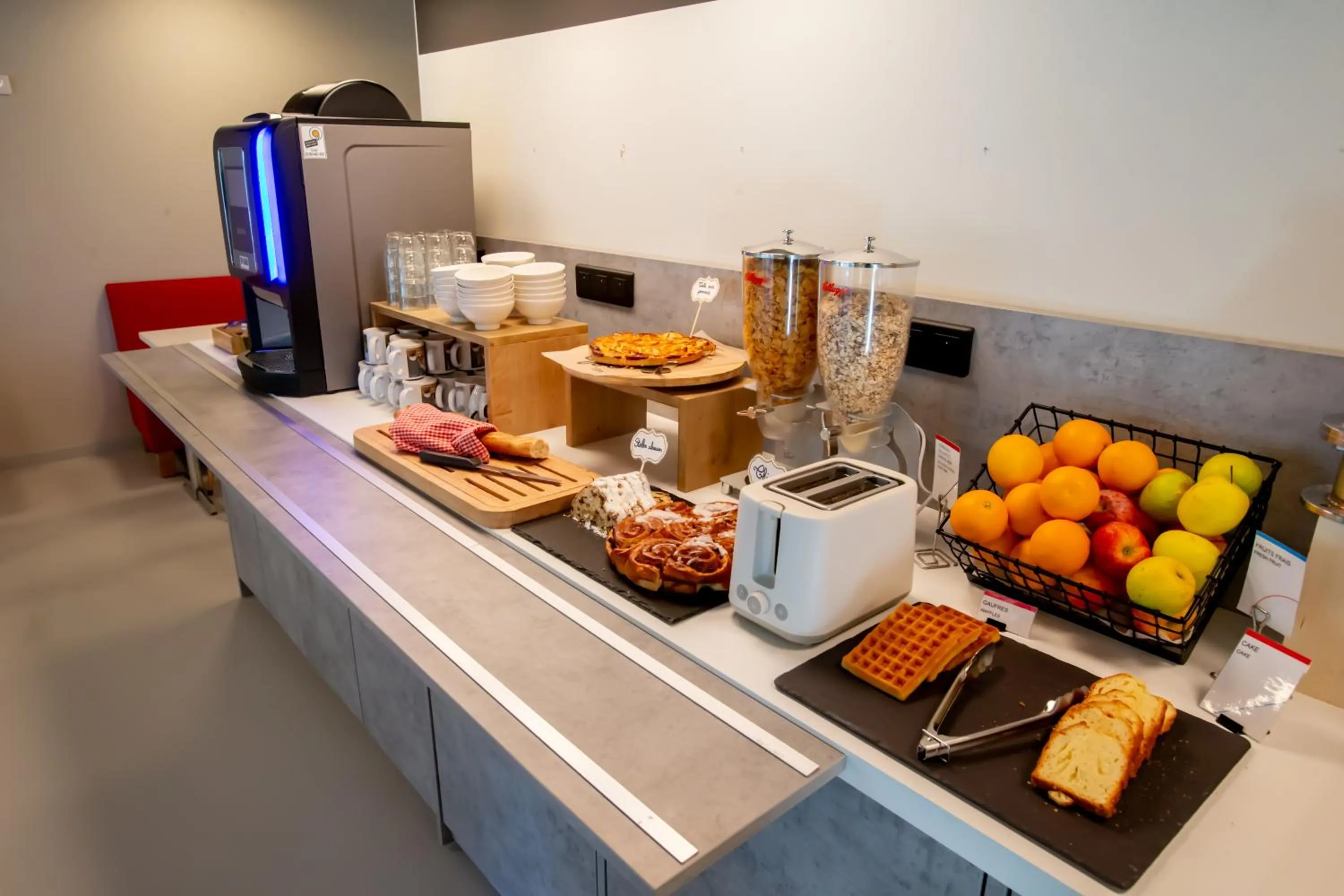 Breakfast in ibis budget Haguenau Strasbourg Nord