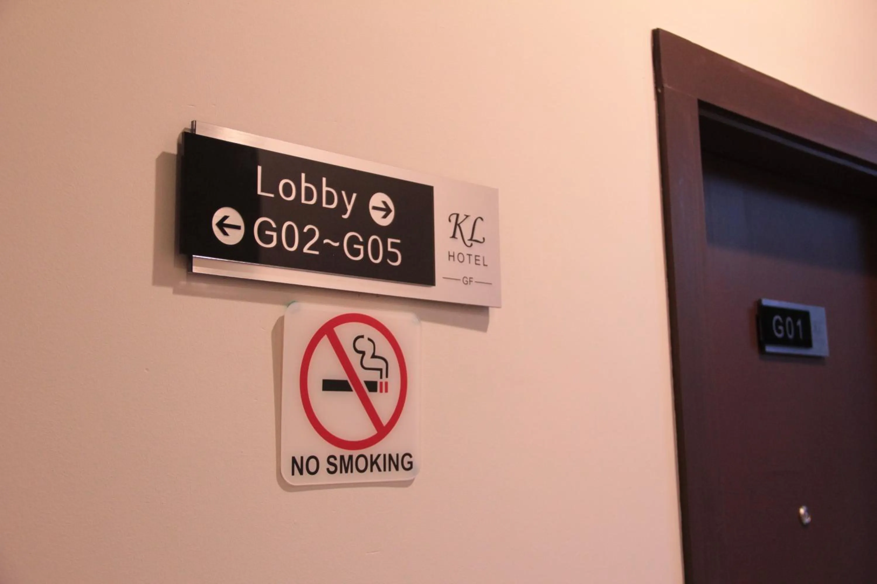 Property logo or sign in KL Hotel