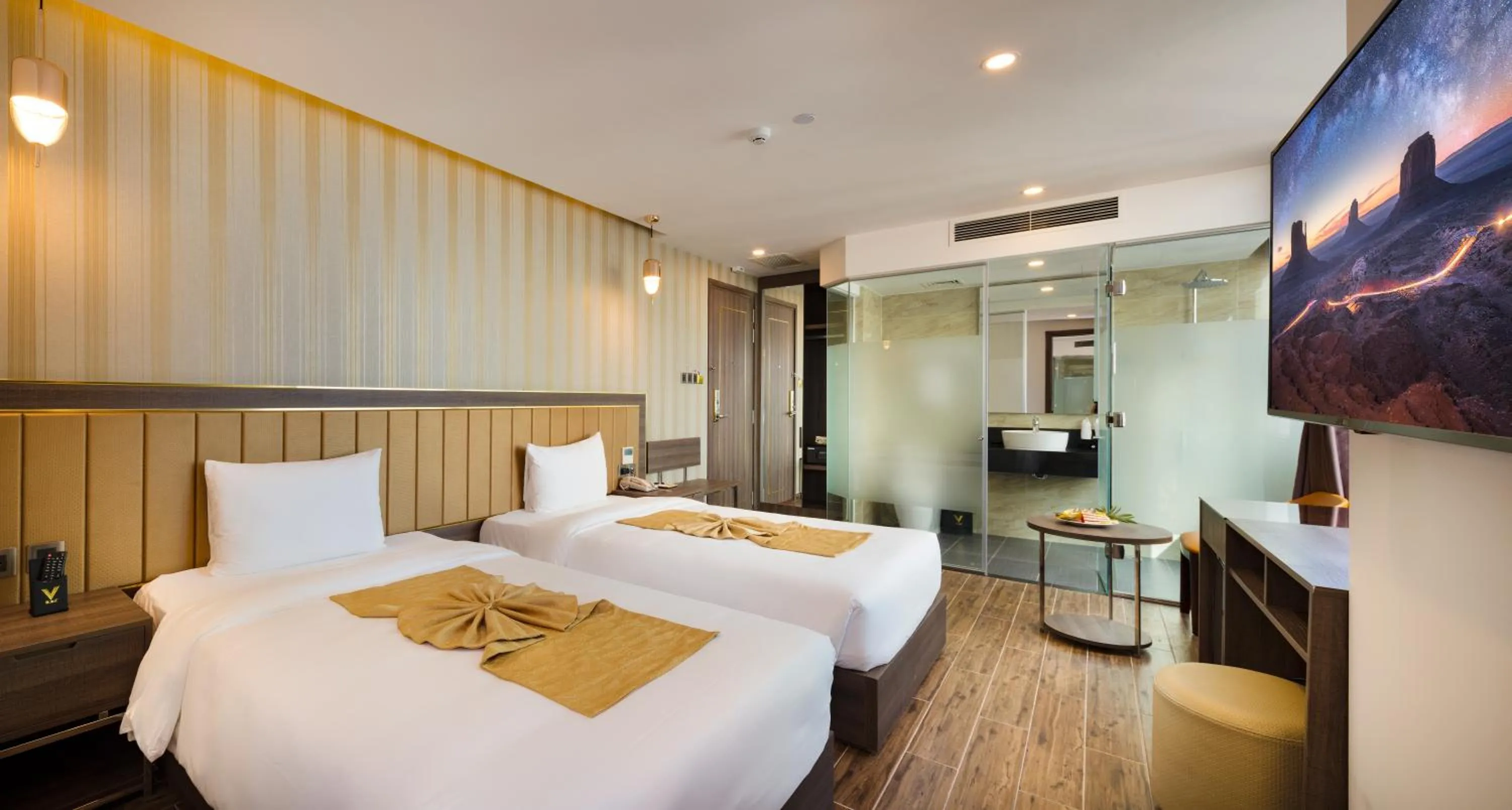 Bedroom, Bed in V Hotel Nha Trang