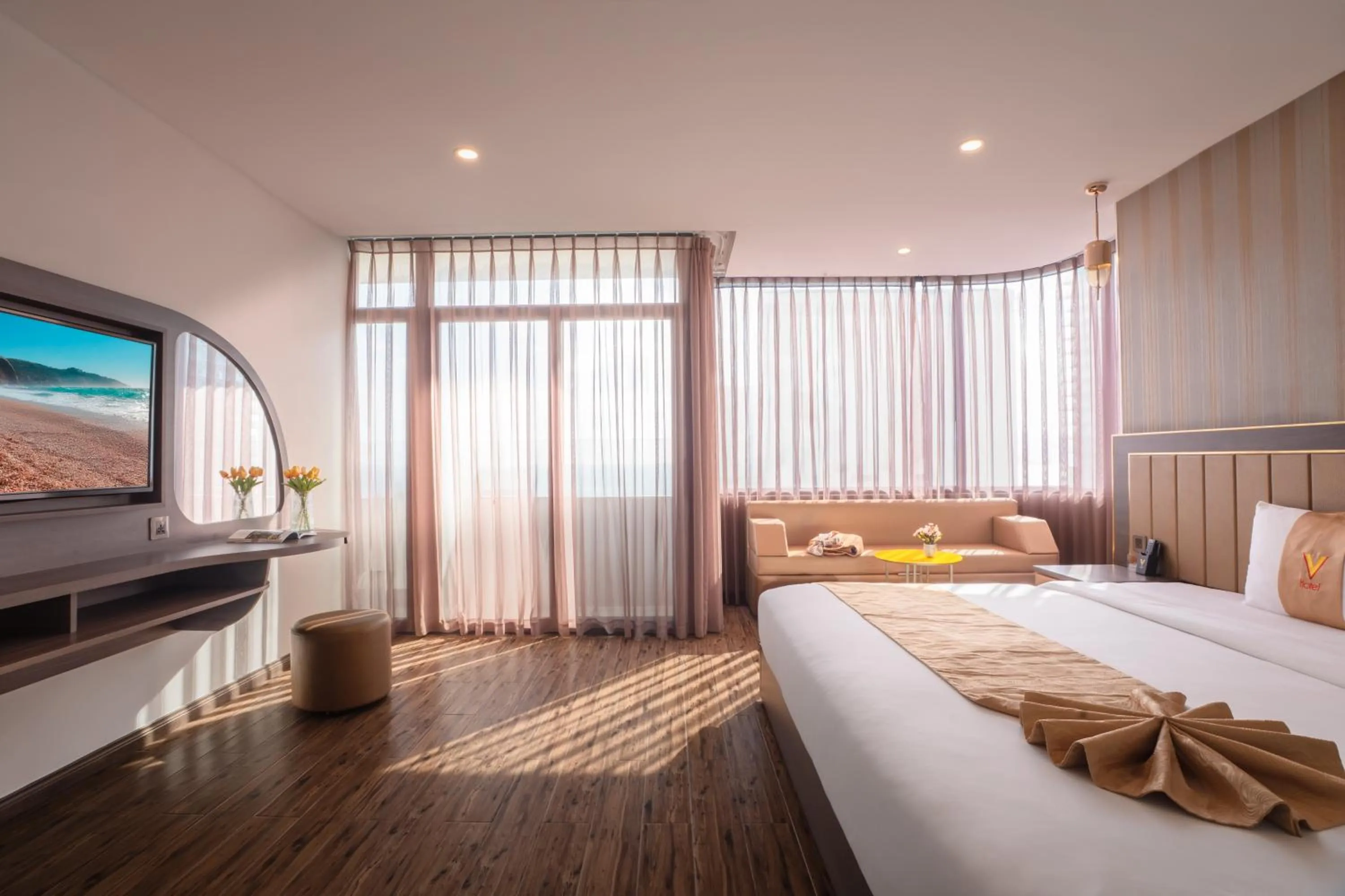 Bedroom, Bed in V Hotel Nha Trang