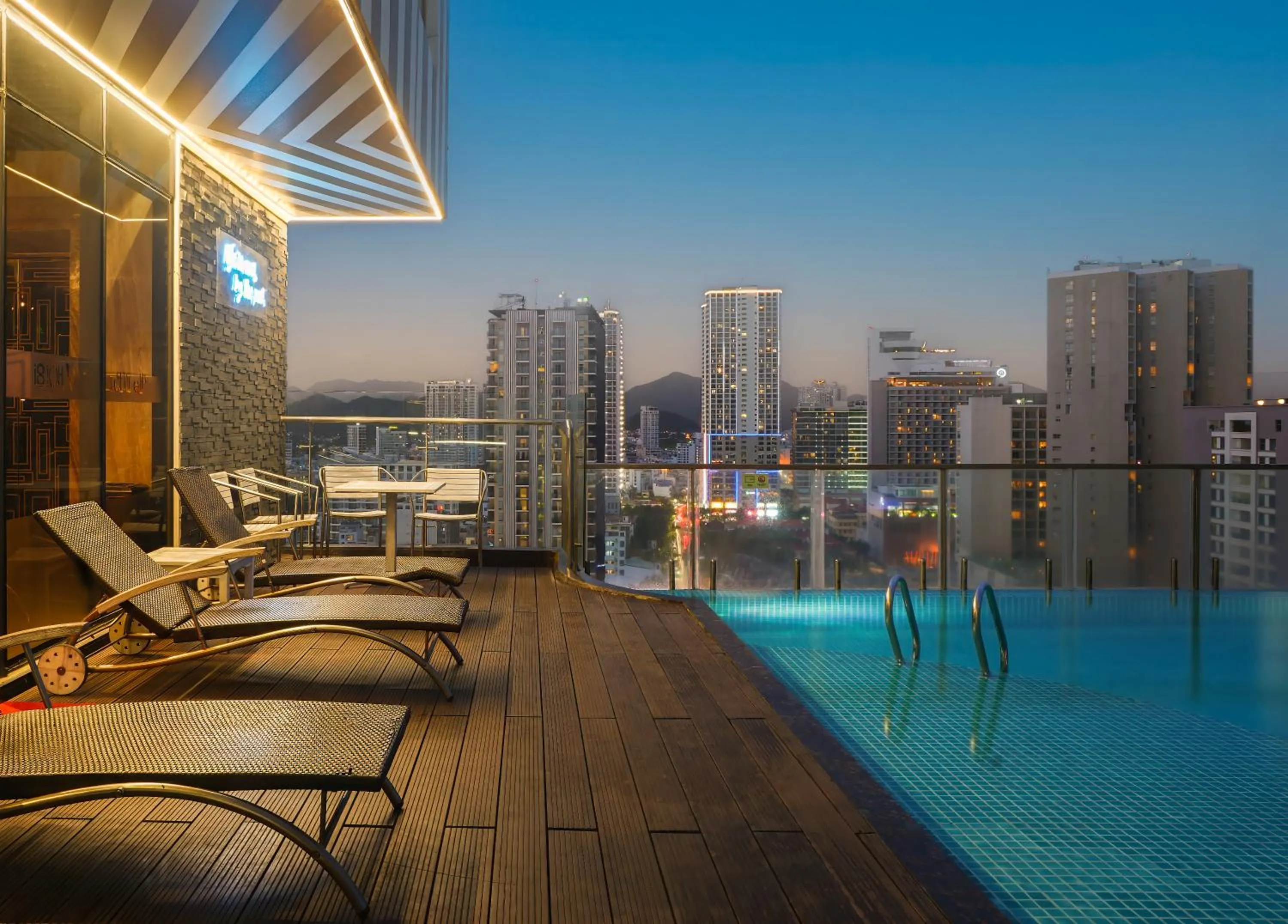 Swimming pool in V Hotel Nha Trang