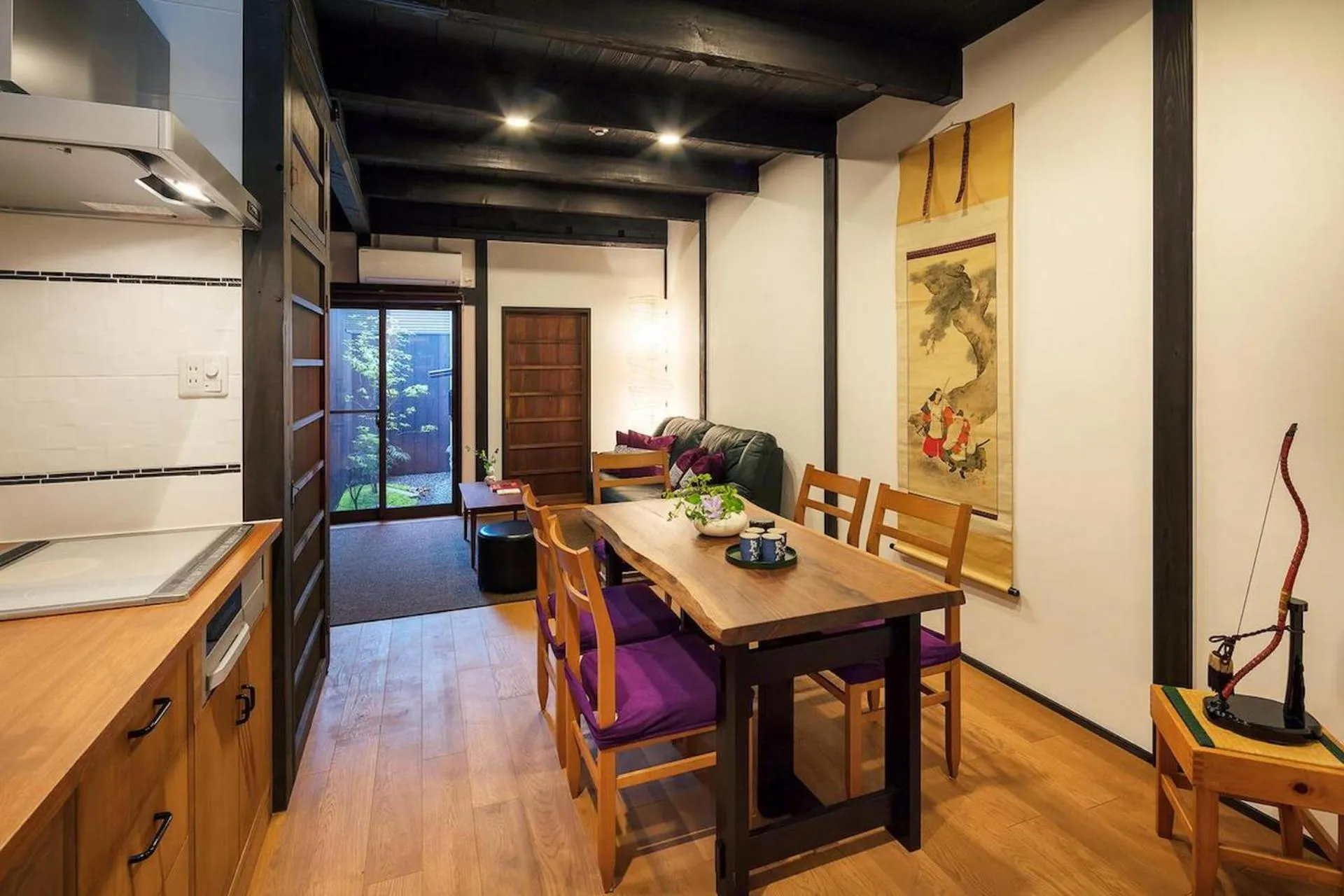 Living room in Nijo sikibu an