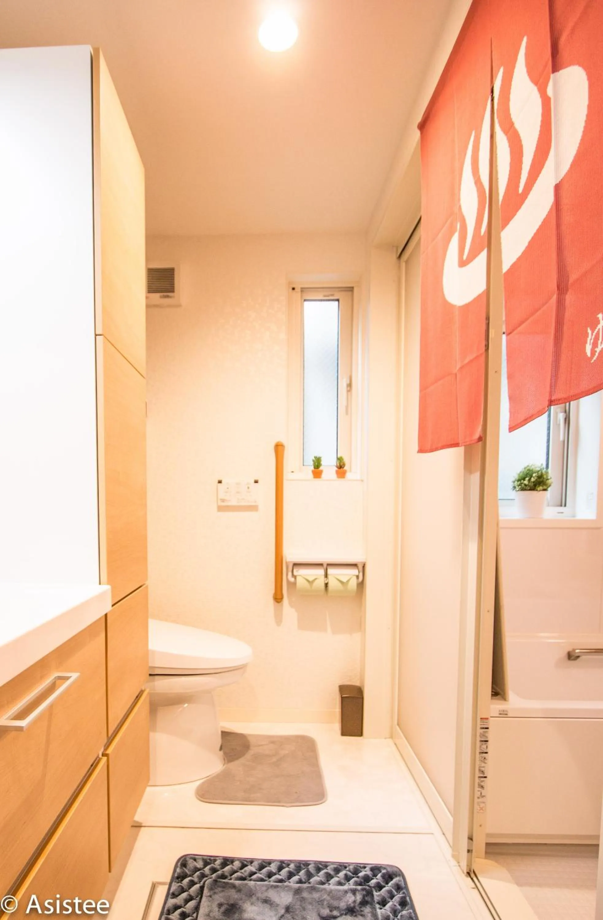 Toilet, Bathroom in Modern Machiya-Babacho