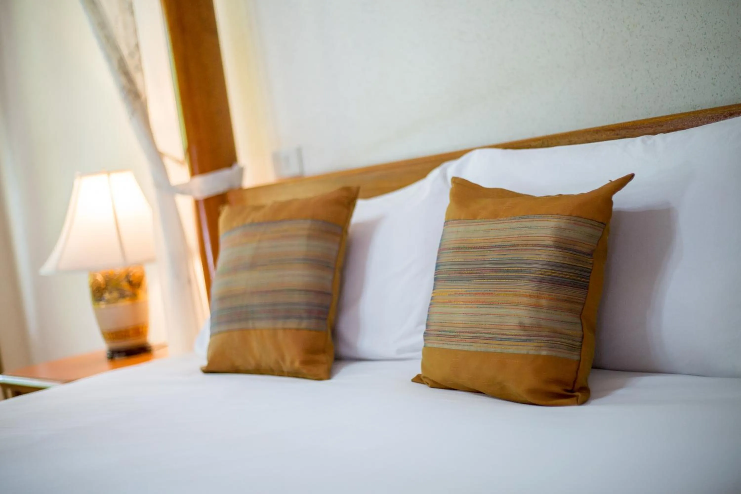 Bedroom, Bed in Long Beach Lodge, Chaweng Beach, Koh Samui