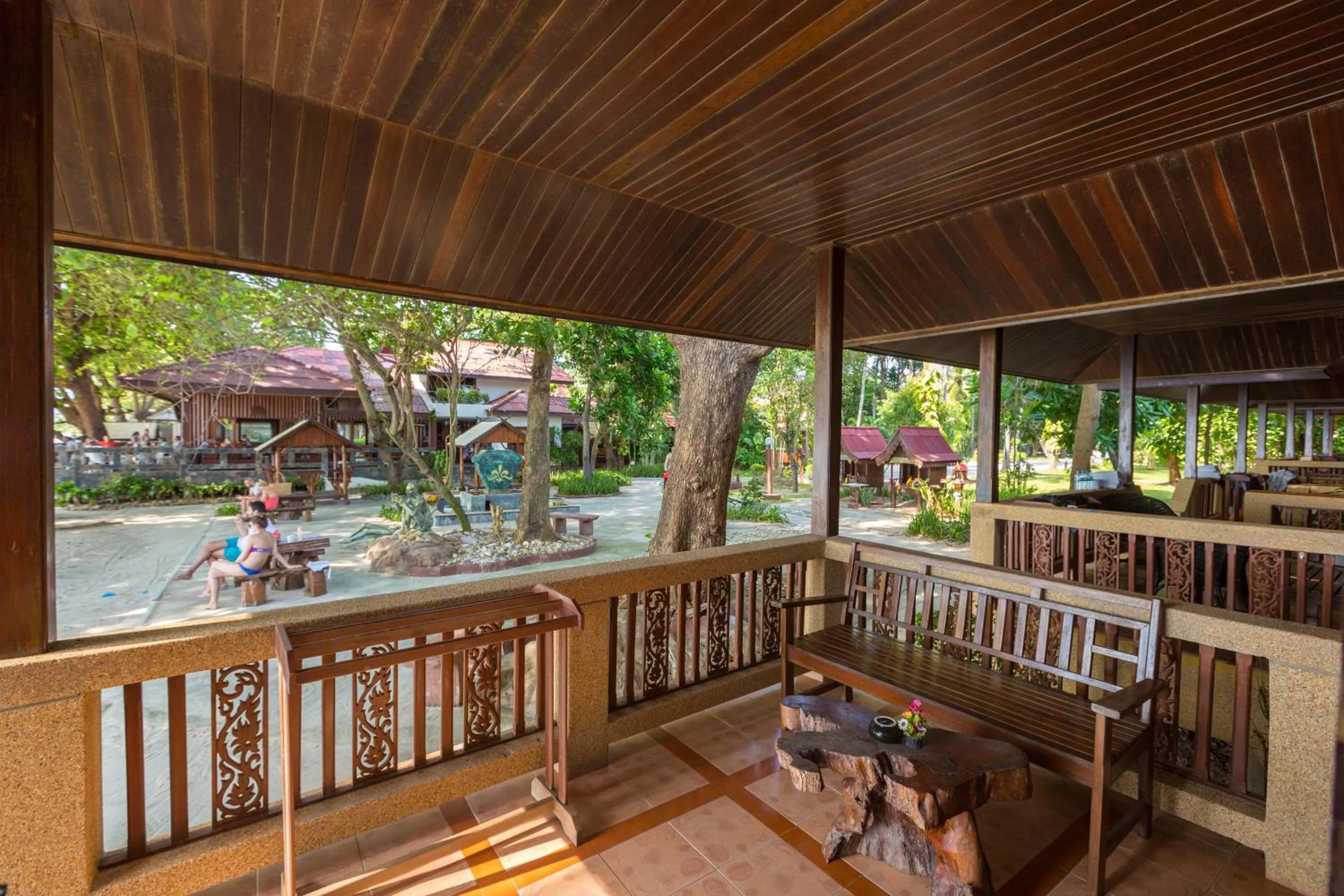 Balcony/Terrace in Long Beach Lodge, Chaweng Beach, Koh Samui
