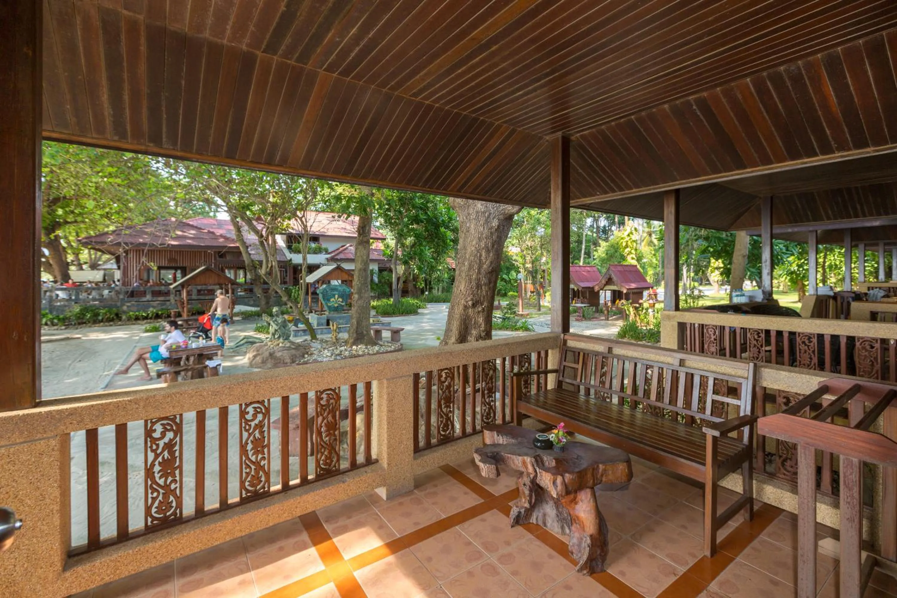 Balcony/Terrace in Long Beach Lodge, Chaweng Beach, Koh Samui