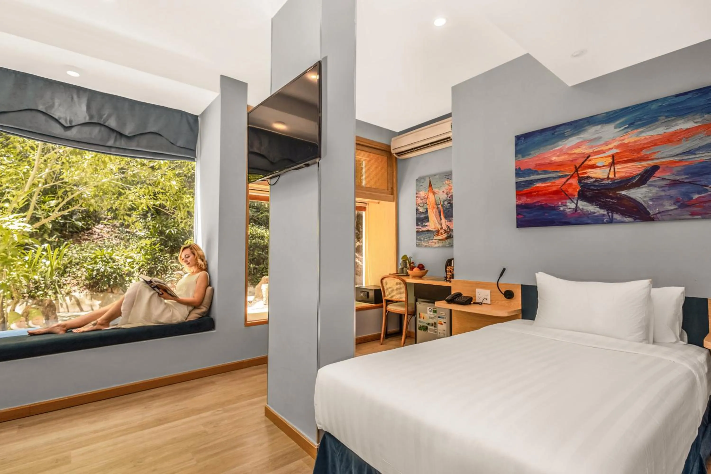 Bedroom, Bed in Tom Hill Boutique Resort & Spa - Sea View