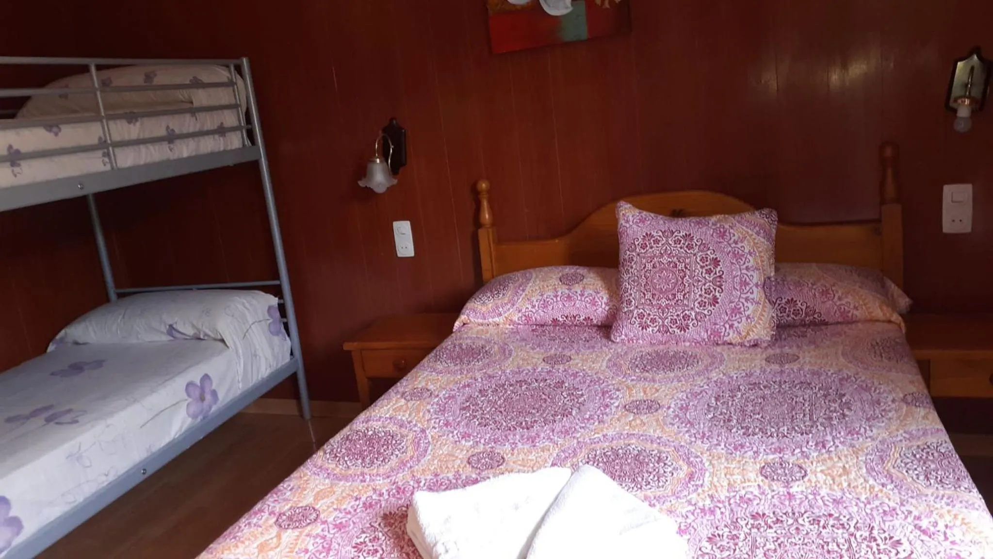 Property building, Bed in Hostal Porta De Núria