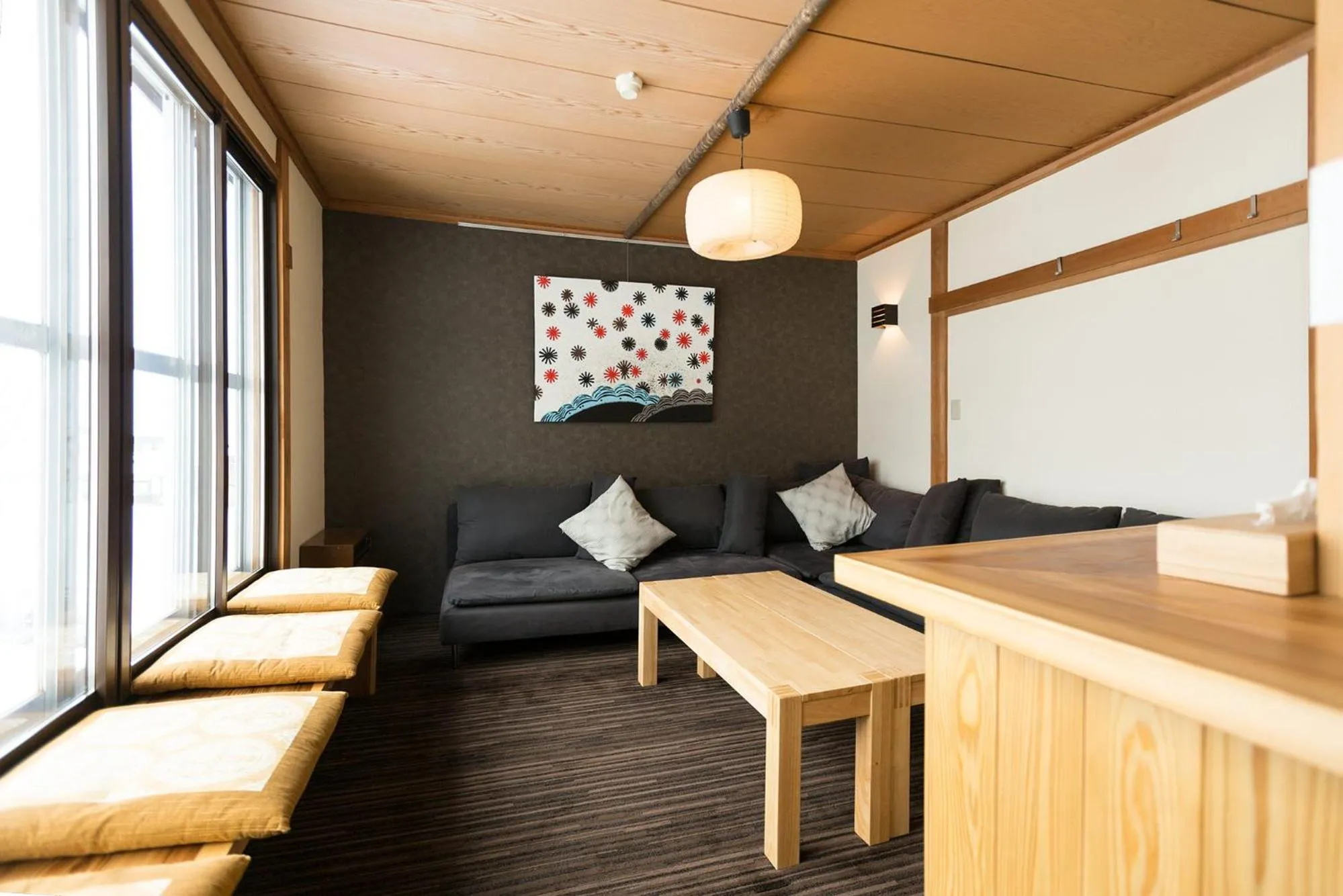 Seating area in Kaiya Nozawa