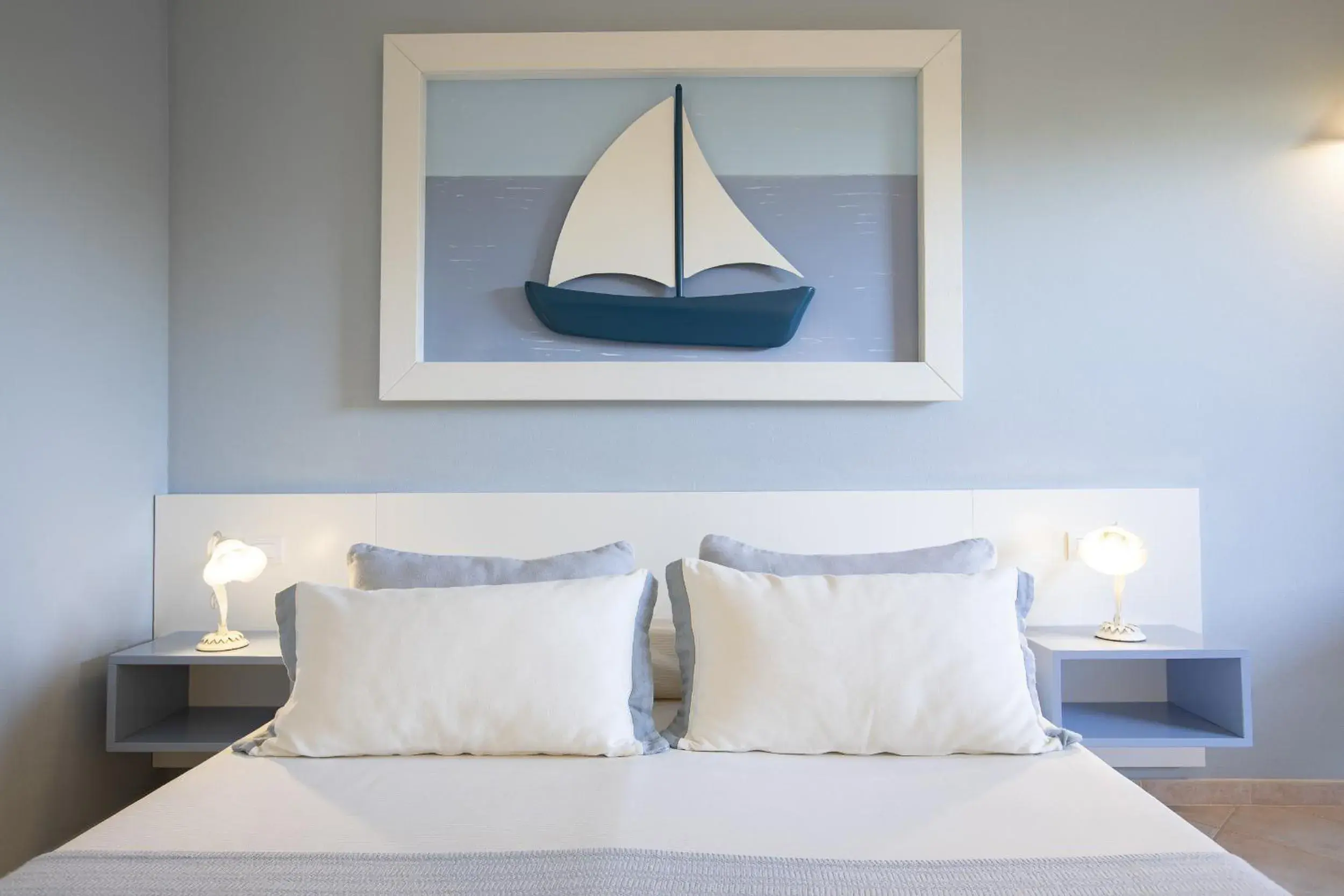 Bed in Hotel Baia di Nora Bed in Hotel Baia di Nora