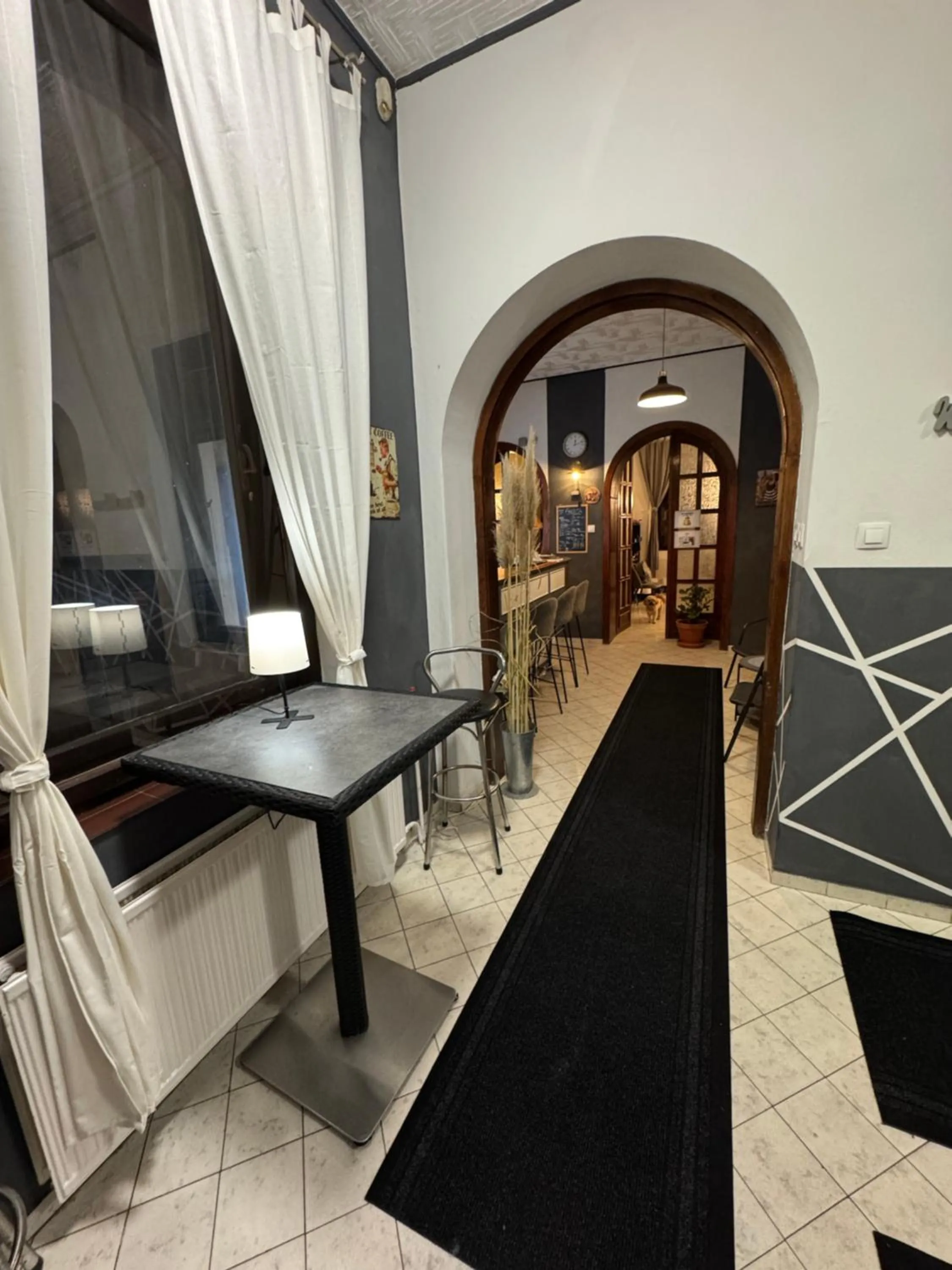 Lobby or reception in Palota Hostel