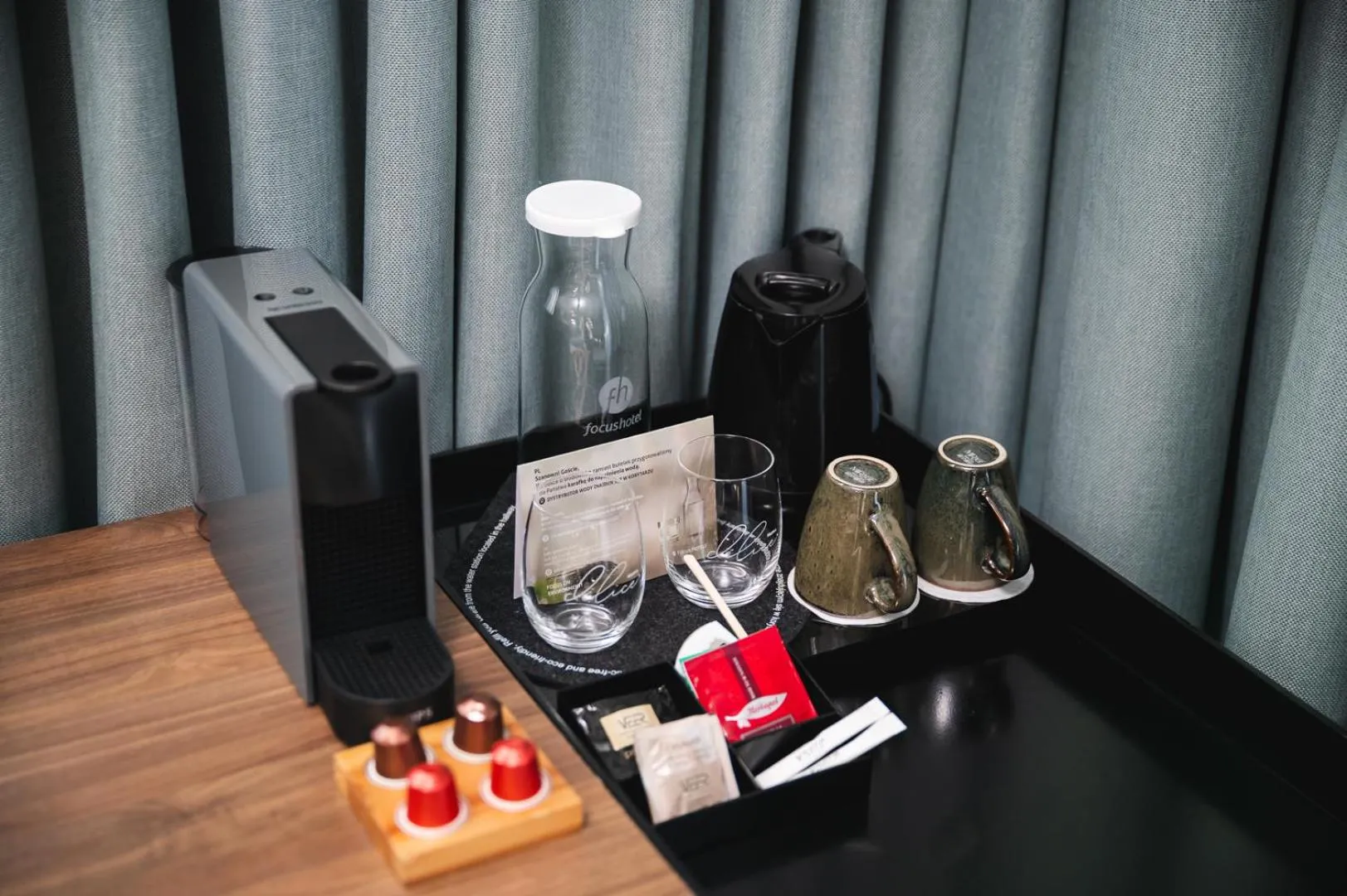 Coffee/tea facilities in Focus Hotel Poznań