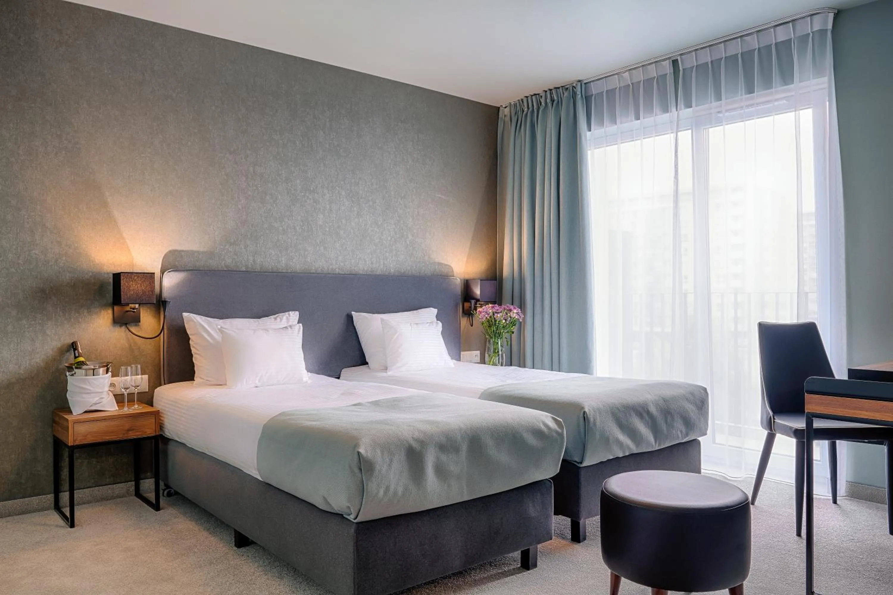 Bed in Focus Hotel Poznań