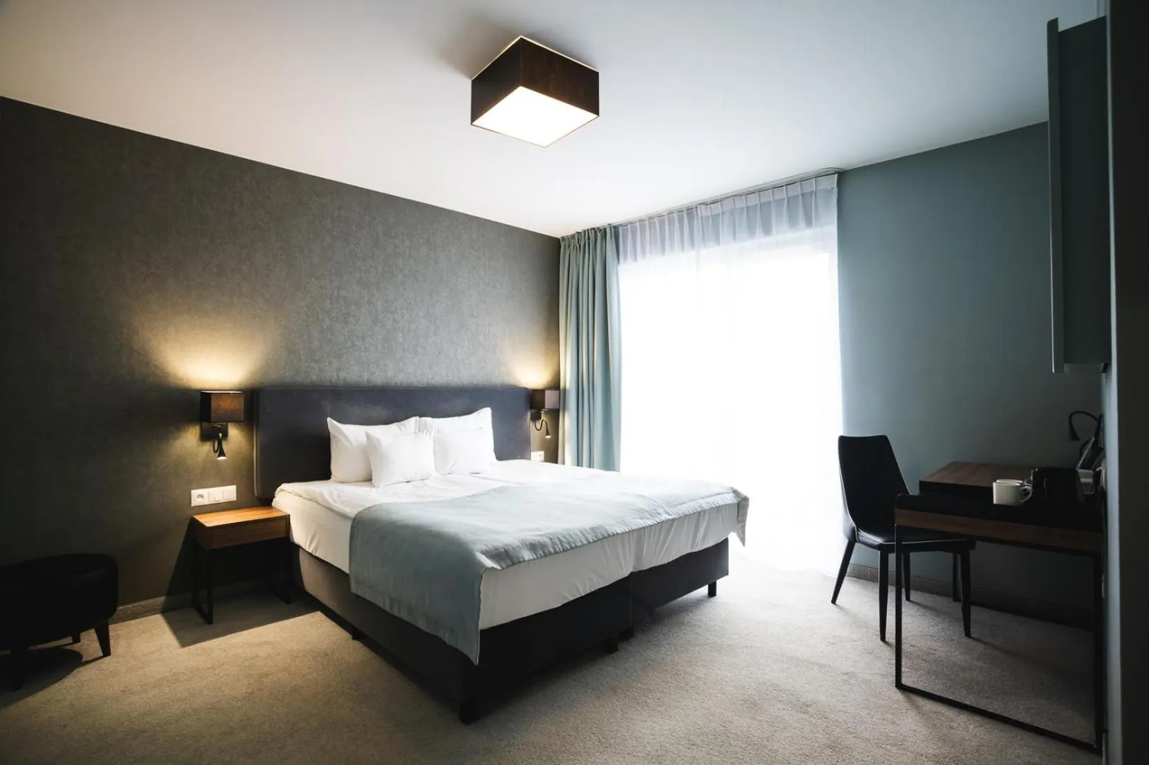 Bed in Focus Hotel Poznań