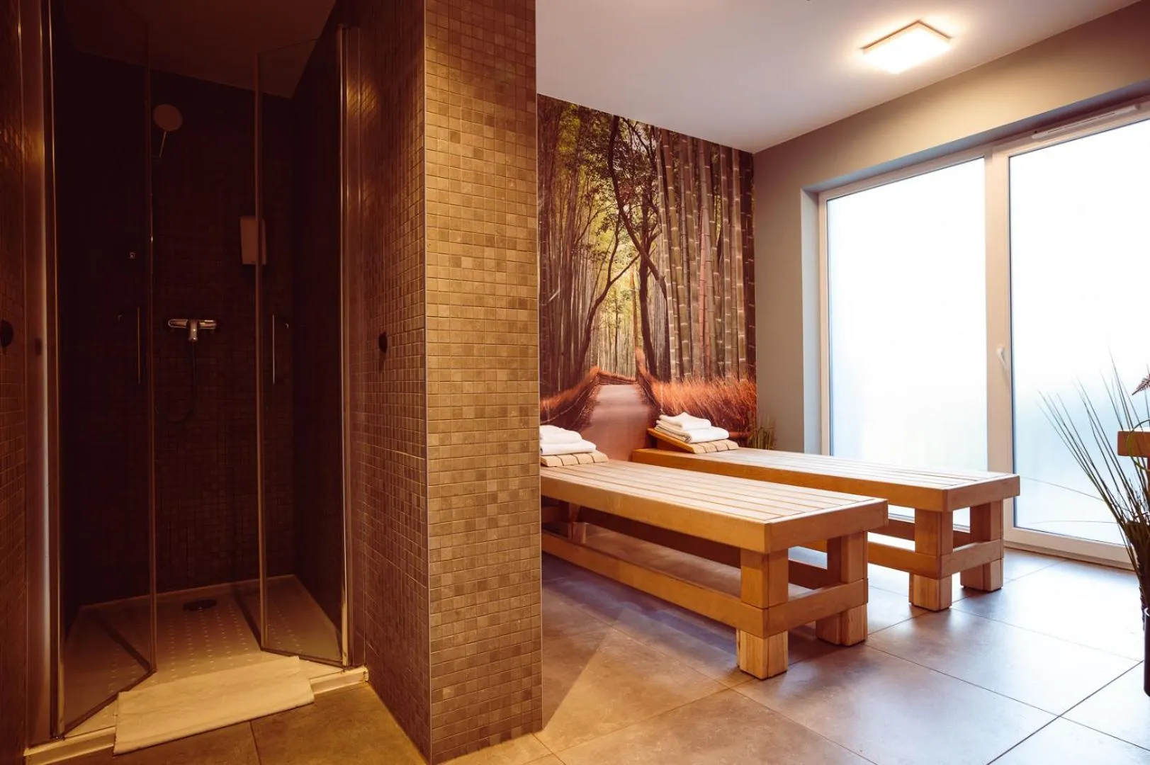 Sauna, Bed in Focus Hotel Poznań