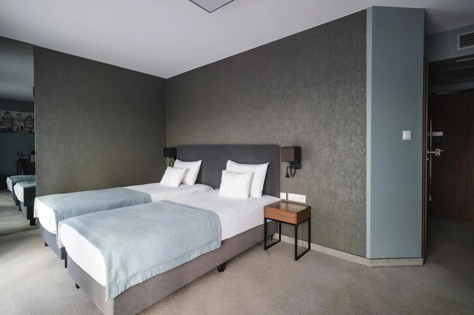 Bed in Focus Hotel Poznań