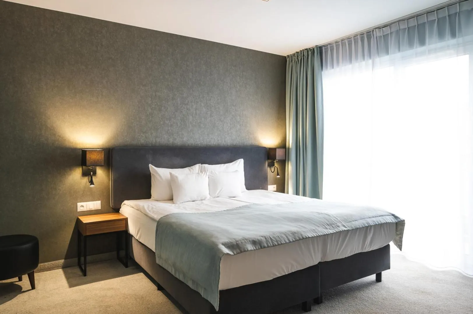 Bed in Focus Hotel Poznań