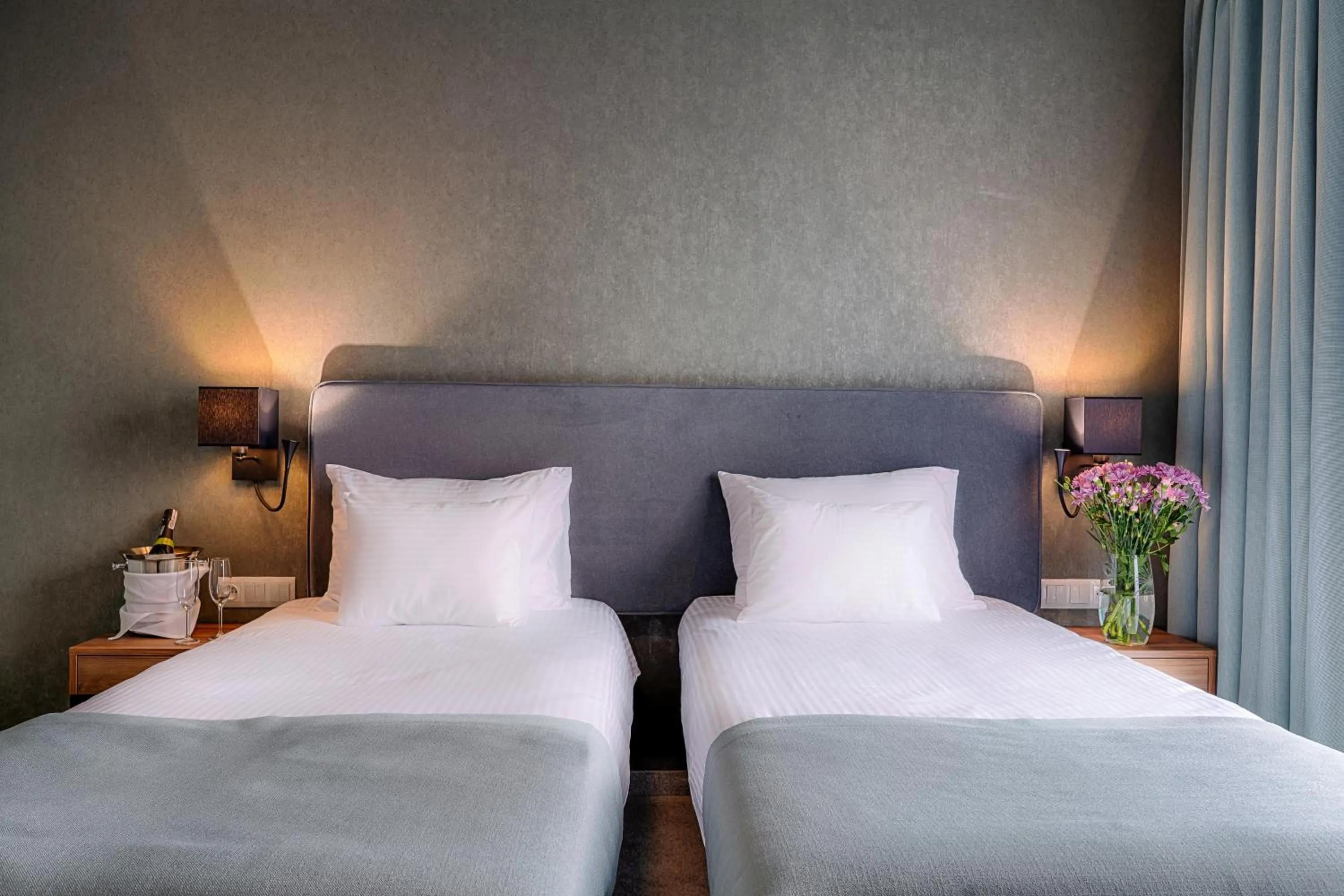 Bed in Focus Hotel Poznań