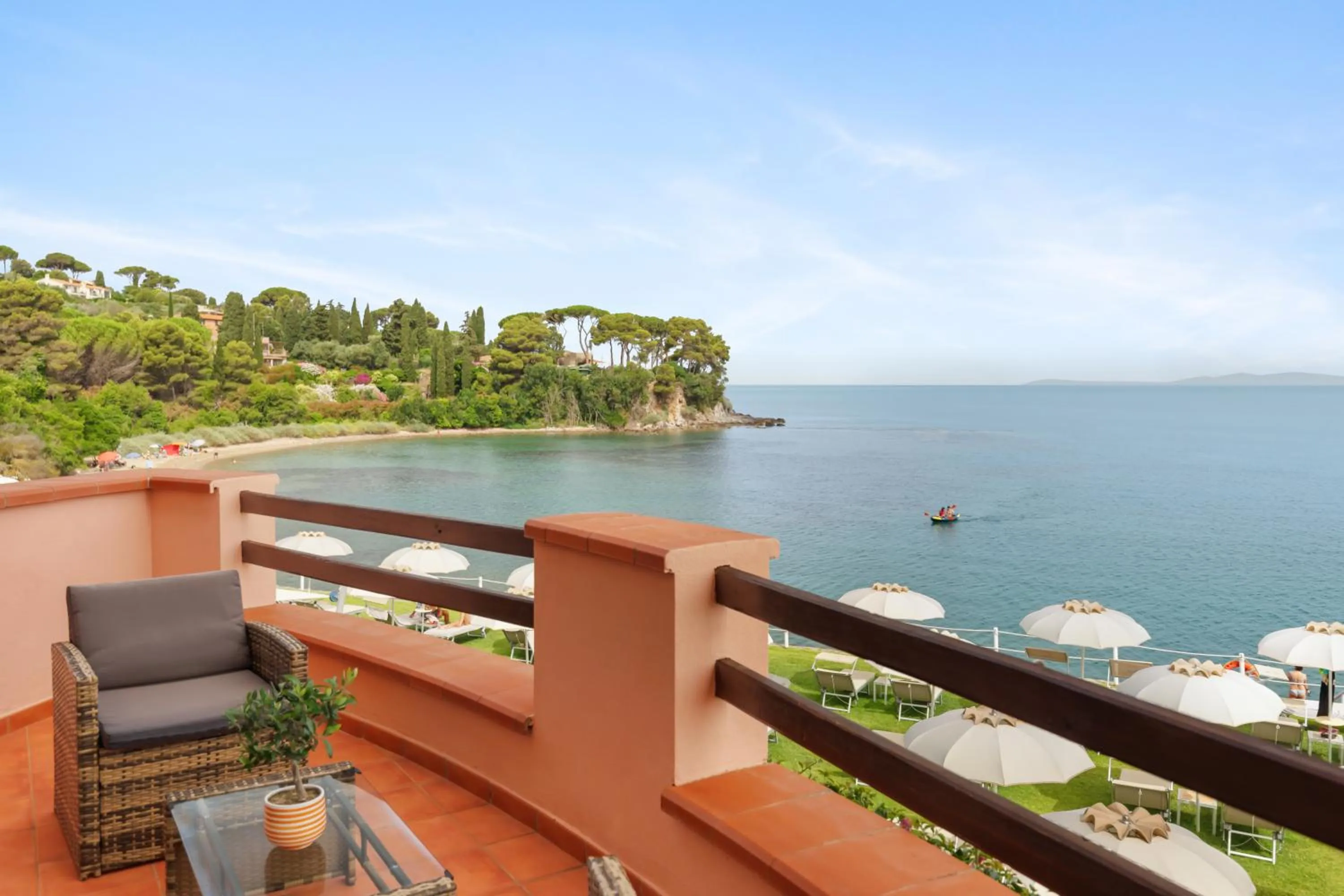Balcony/Terrace in Hotel Villa Domizia