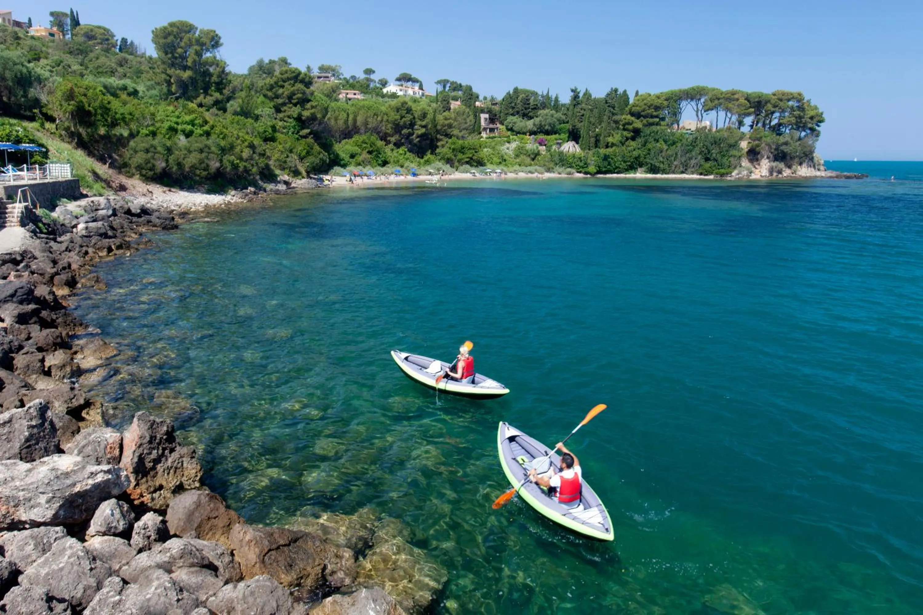 Canoeing in Hotel Villa Domizia